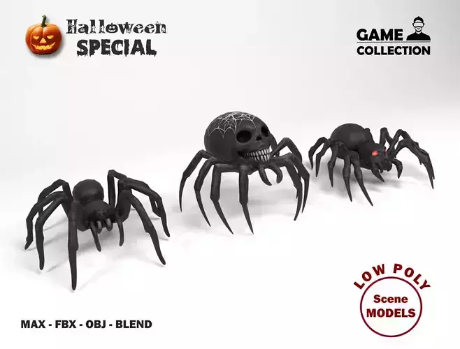 Halloween Spiders 