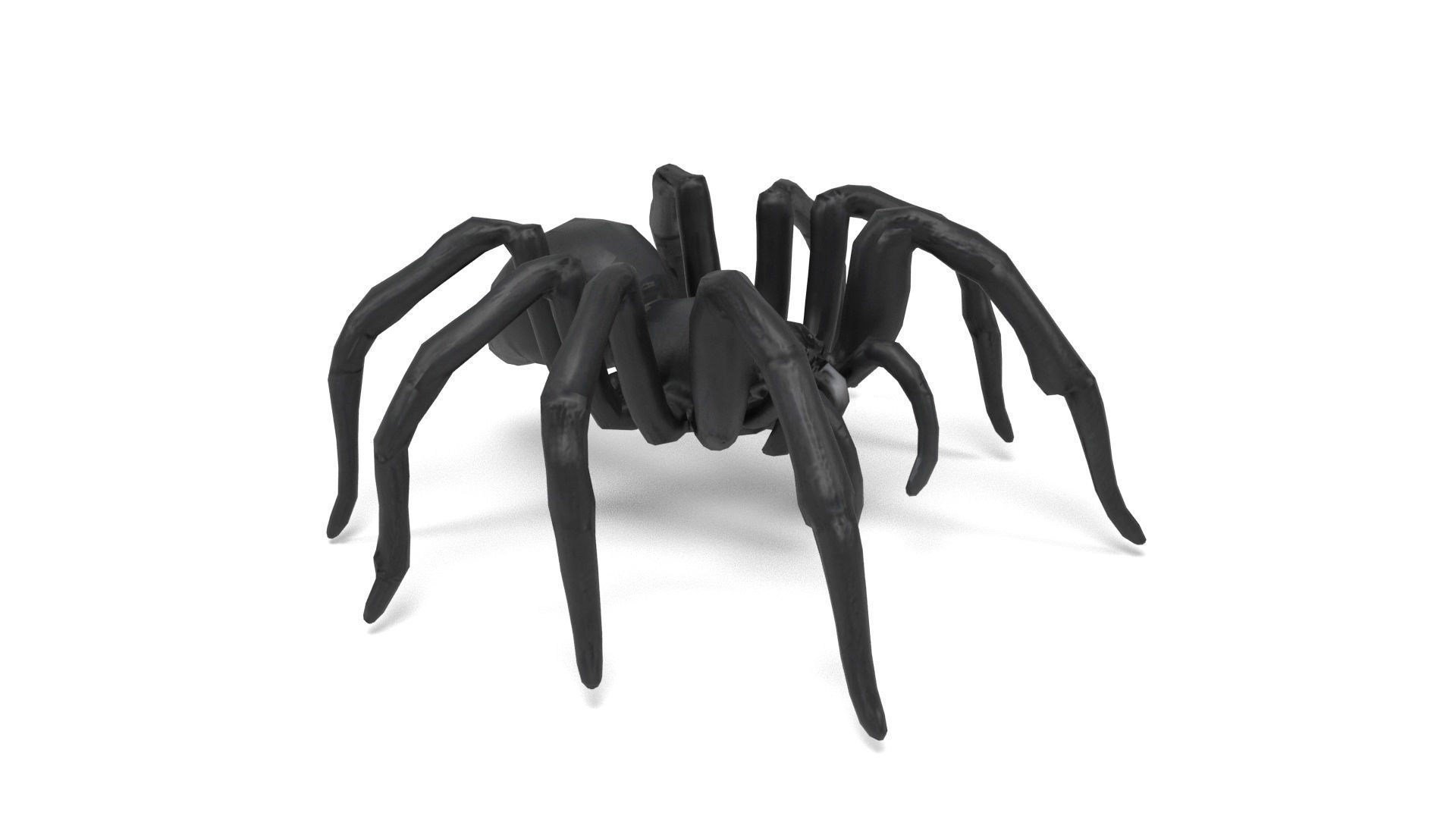 Halloween Spiders Low-poly 3D model_8