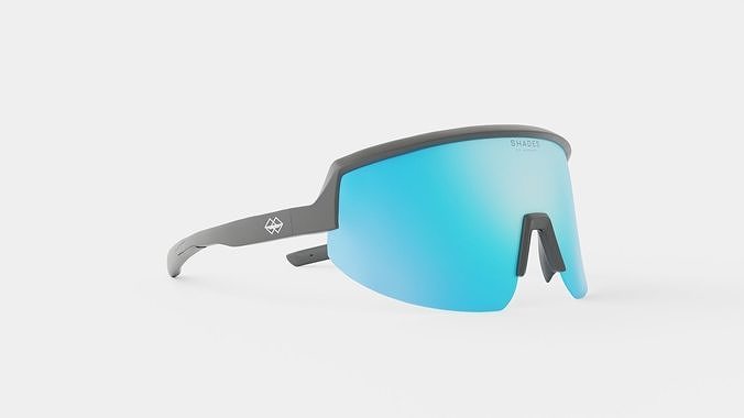 Sport Glasses Low-poly 3D model