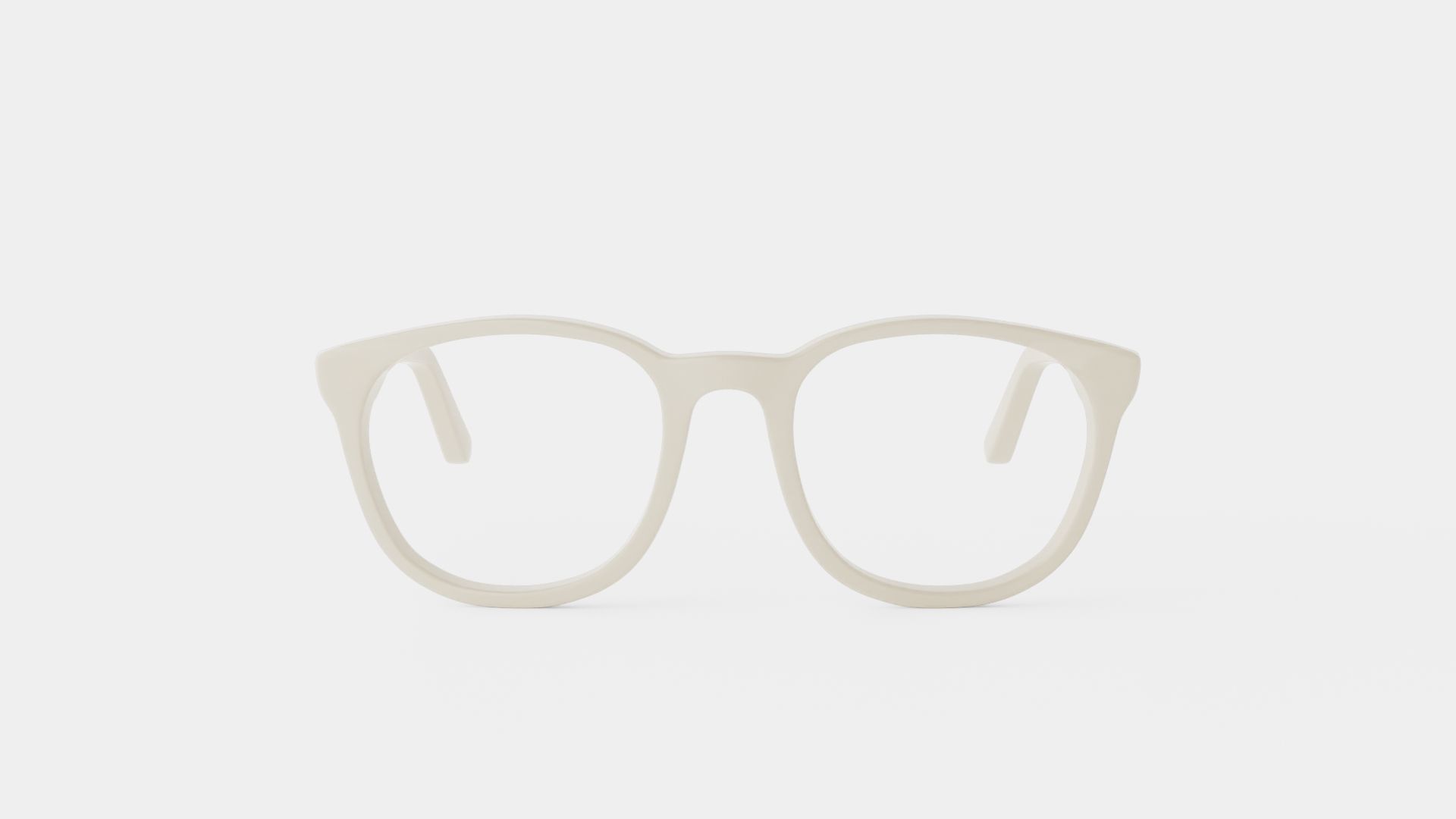 Reading Glasses Low-poly 3D model_1