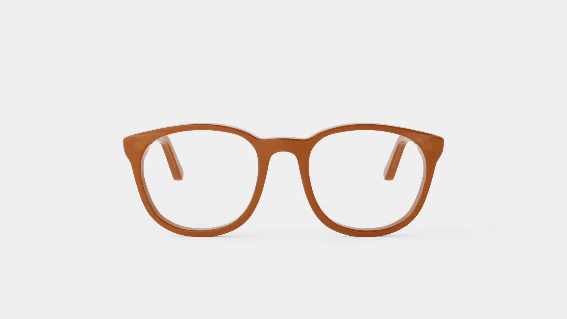 Reading Glasses Low-poly 3D model_1