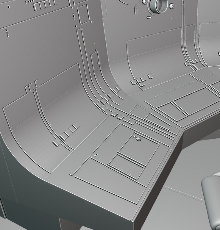 Set 3a - Control Panels Wall 1-12 scale Blackseries 3D print model_66