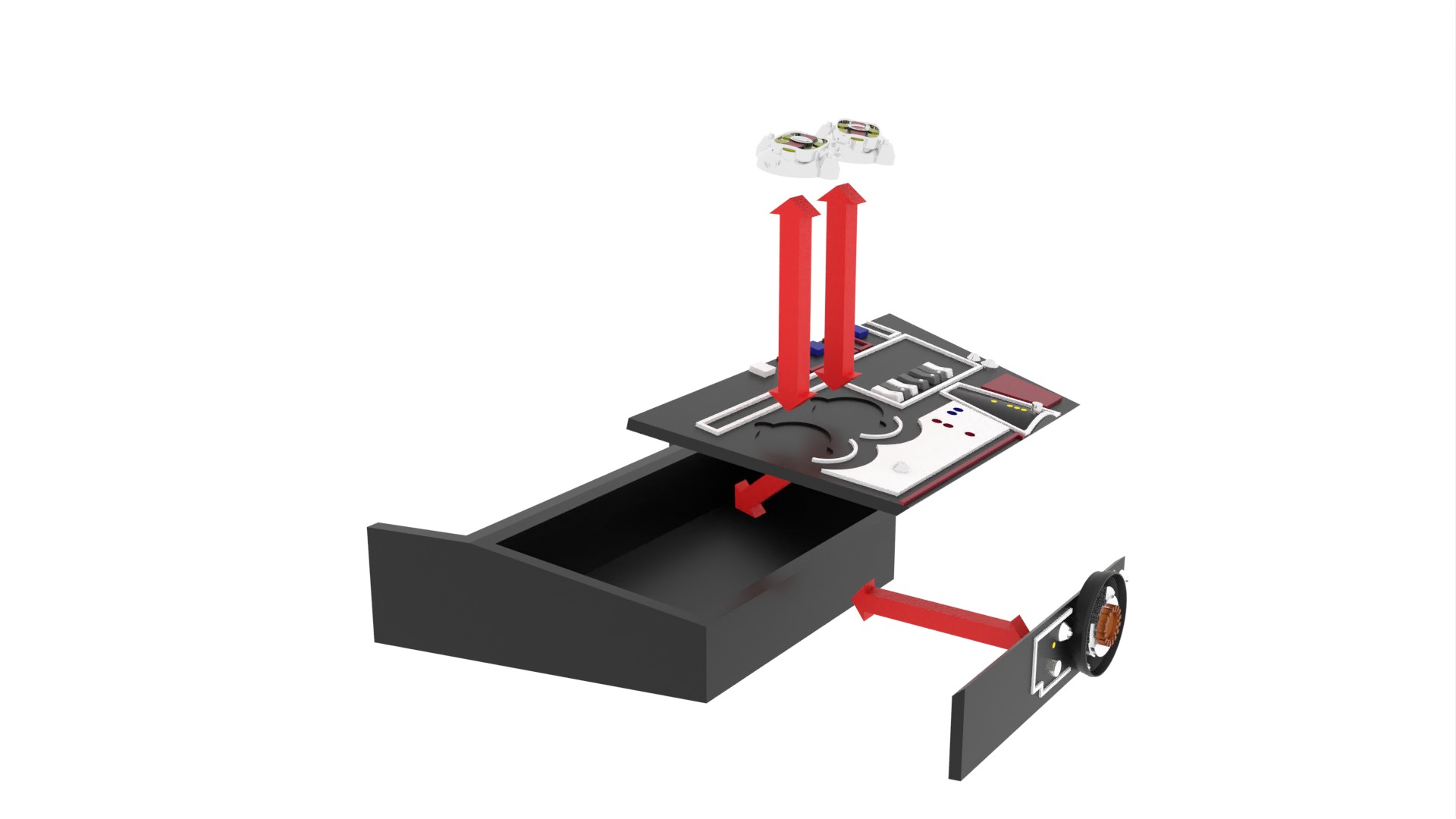 Set 3a - Control Panels Wall 1-12 scale Blackseries 3D print model_41