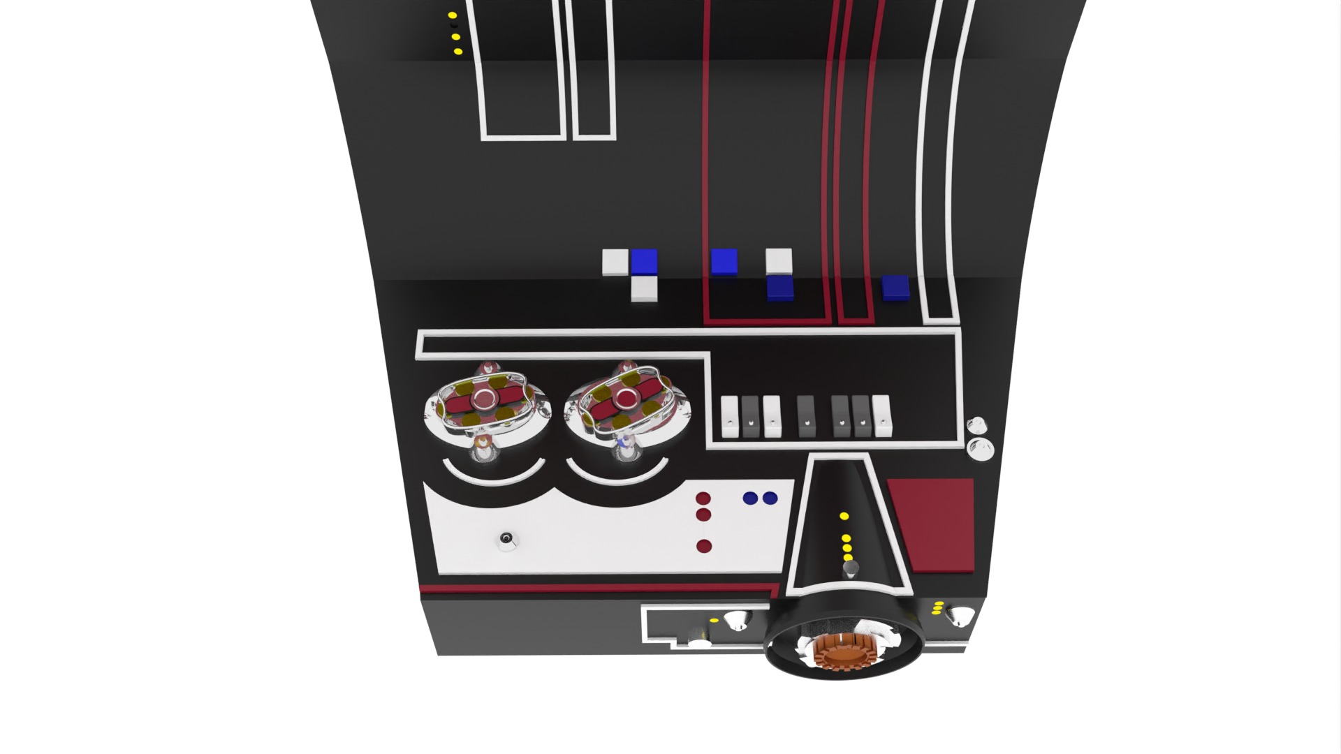 Set 3a - Control Panels Wall 1-12 scale Blackseries 3D print model_45