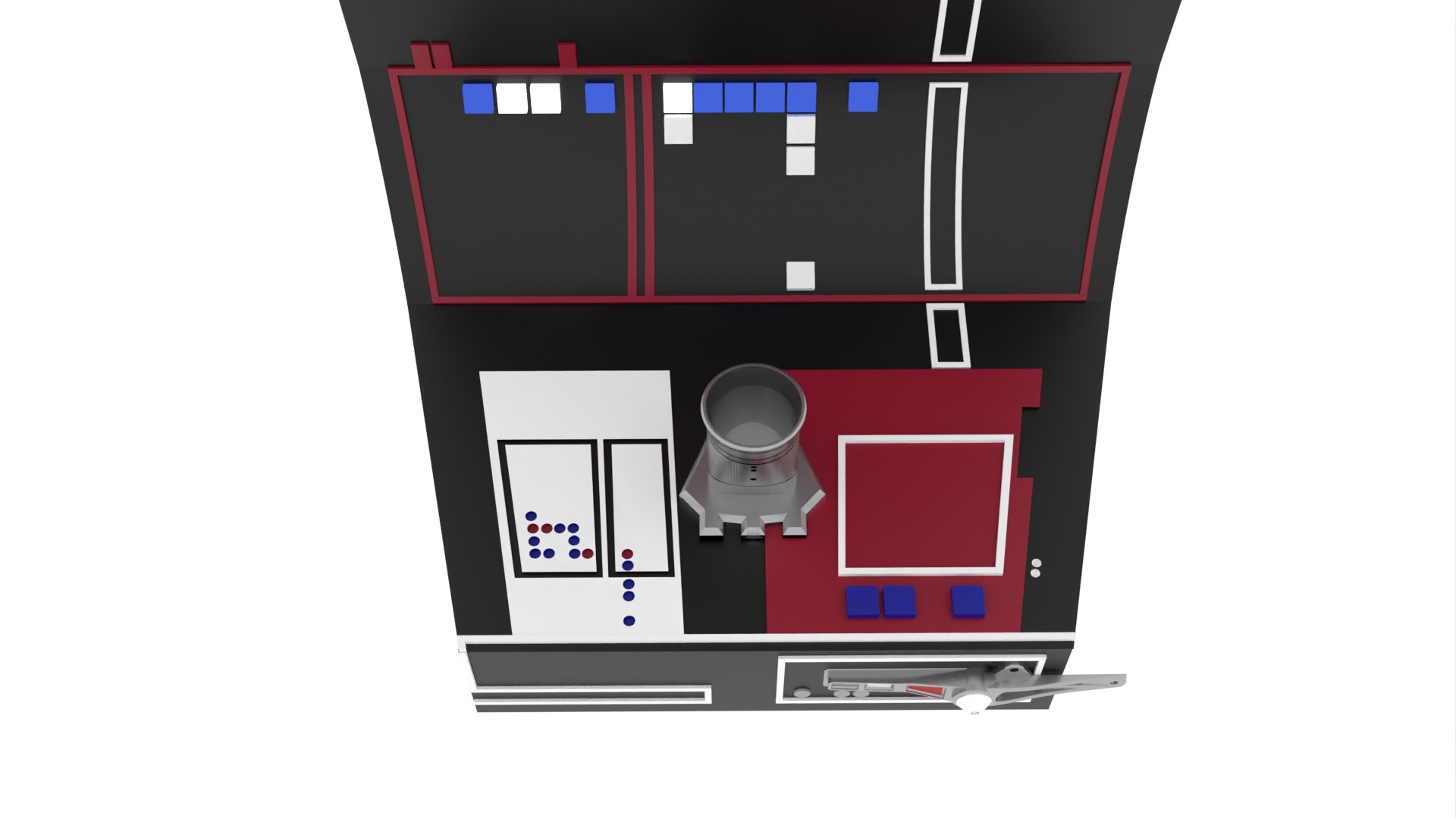 Set 3a - Control Panels Wall 1-12 scale Blackseries 3D print model_40