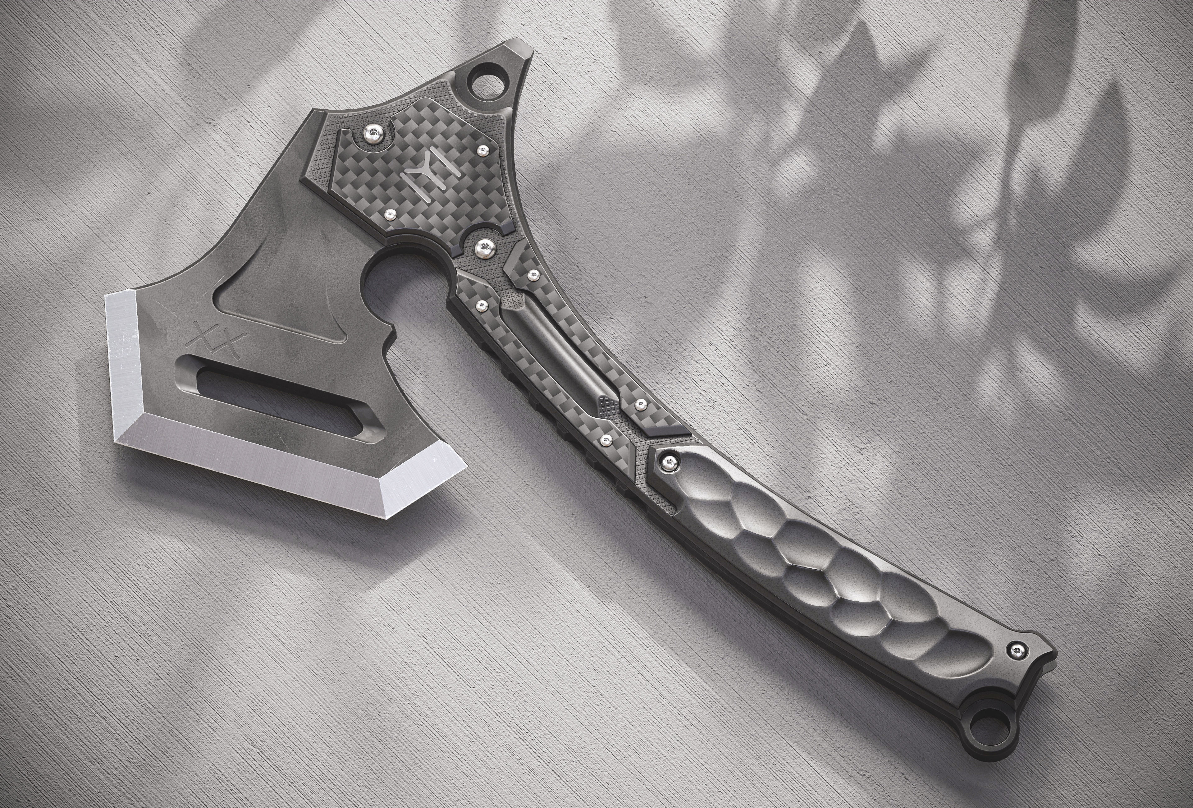 Modern Axe XX PBR Low-poly 3D model_2