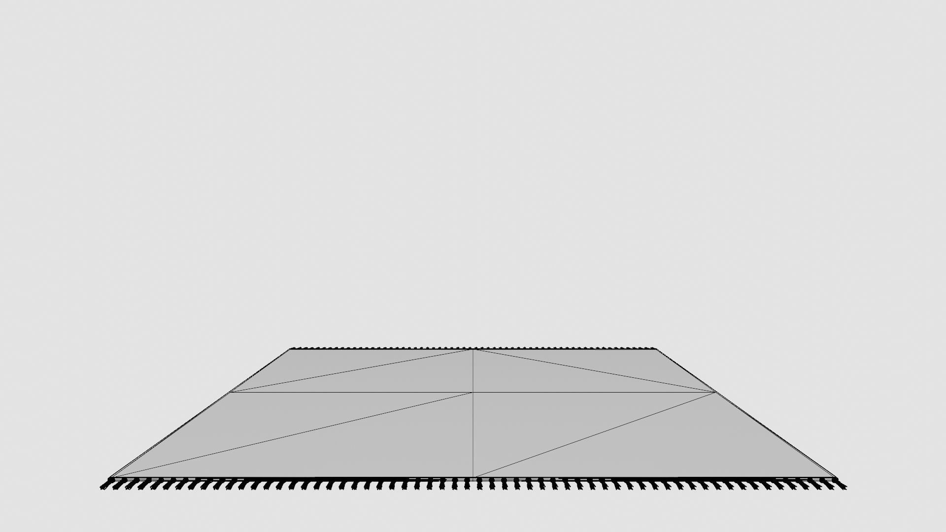 Cotton Rug Low-poly 3D model_6