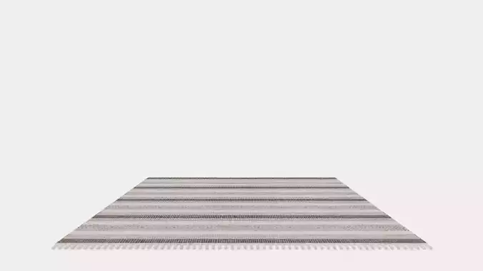 Cotton Rug Low-poly 3D model