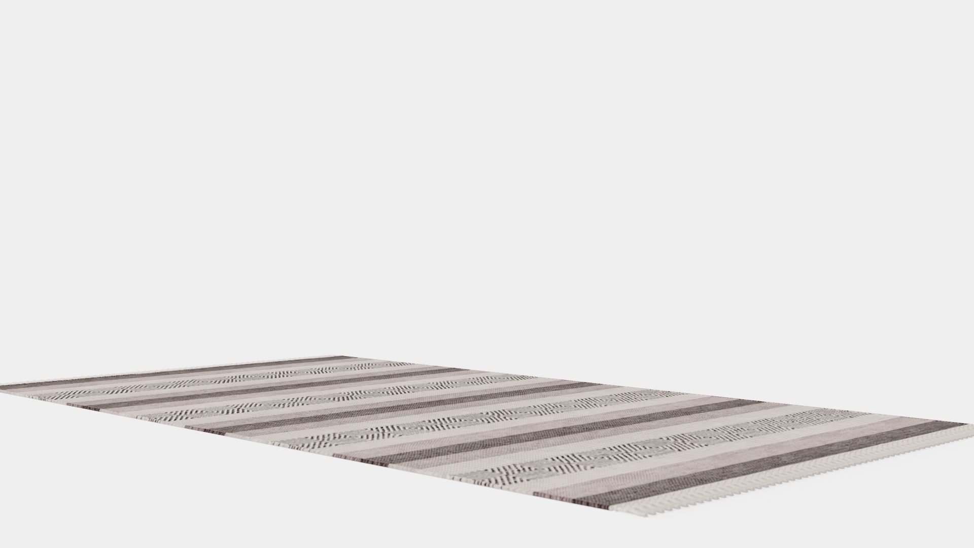Cotton Rug Low-poly 3D model_1