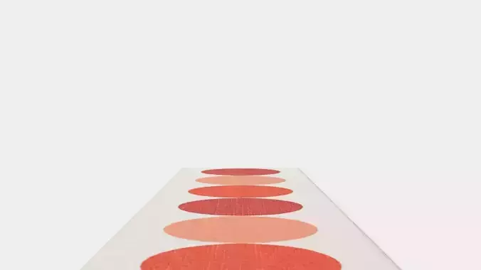 Floor Rug Low-poly 3D model