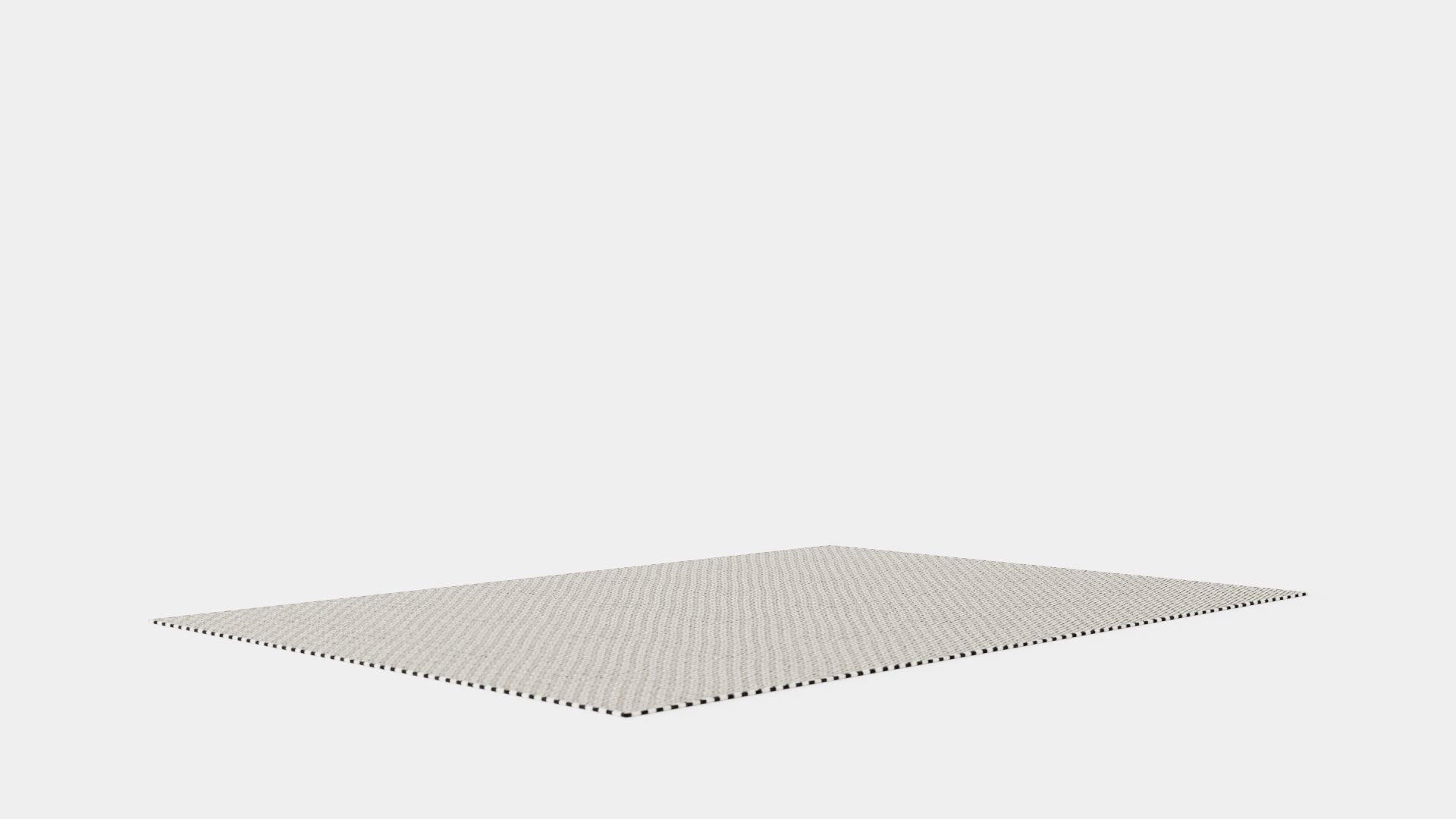 Cotton Rug Low-poly 3D model_2