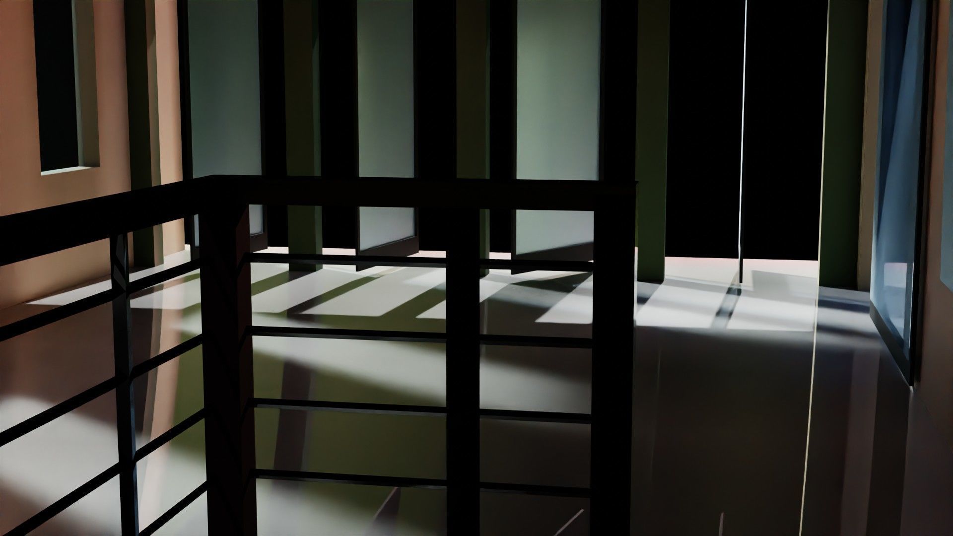 Modern Hotel Building 3D Model Low-poly 3D model_13