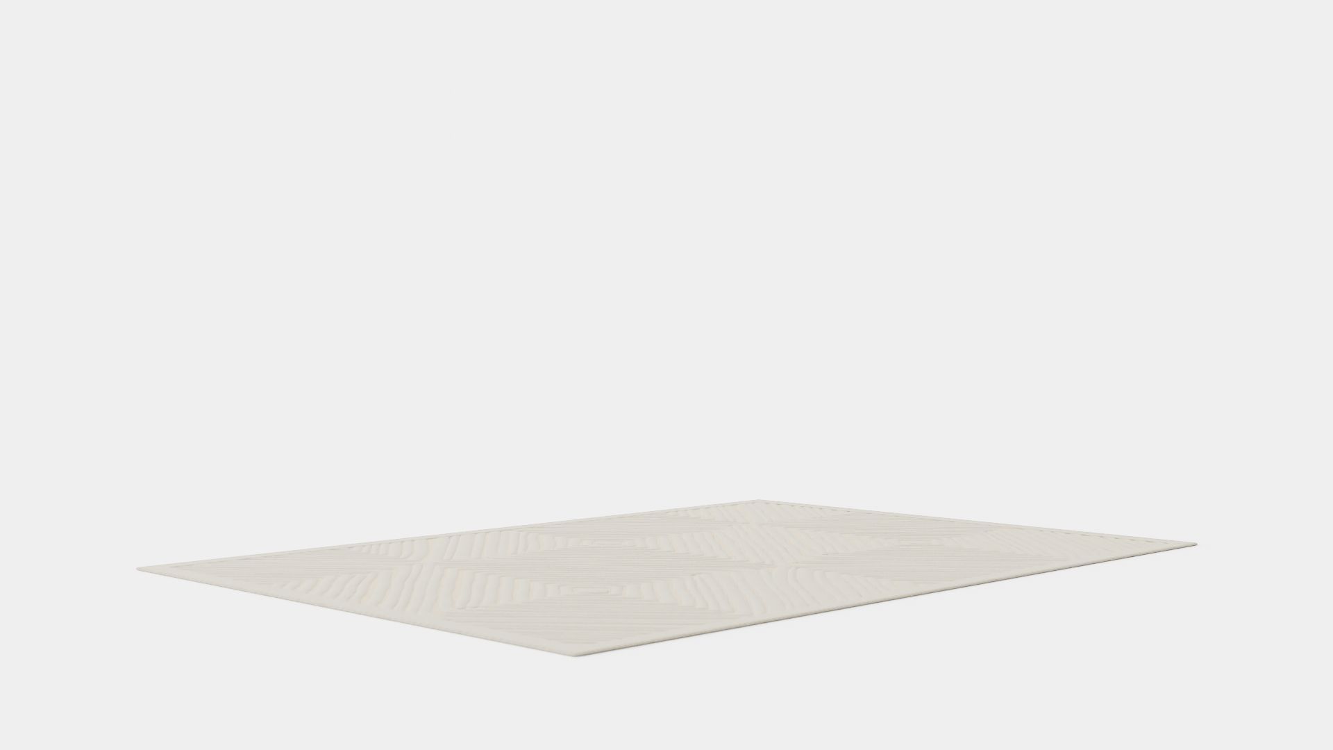 Rug 240x340 Low-poly 3D model_2