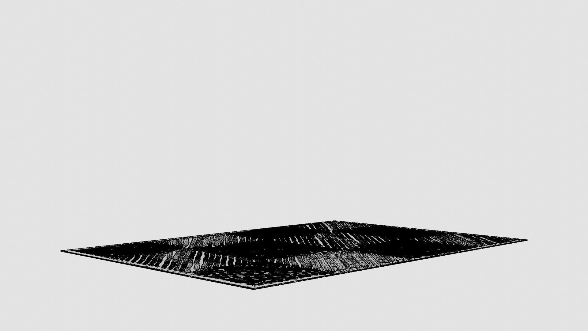 Rug 240x340 Low-poly 3D model_7