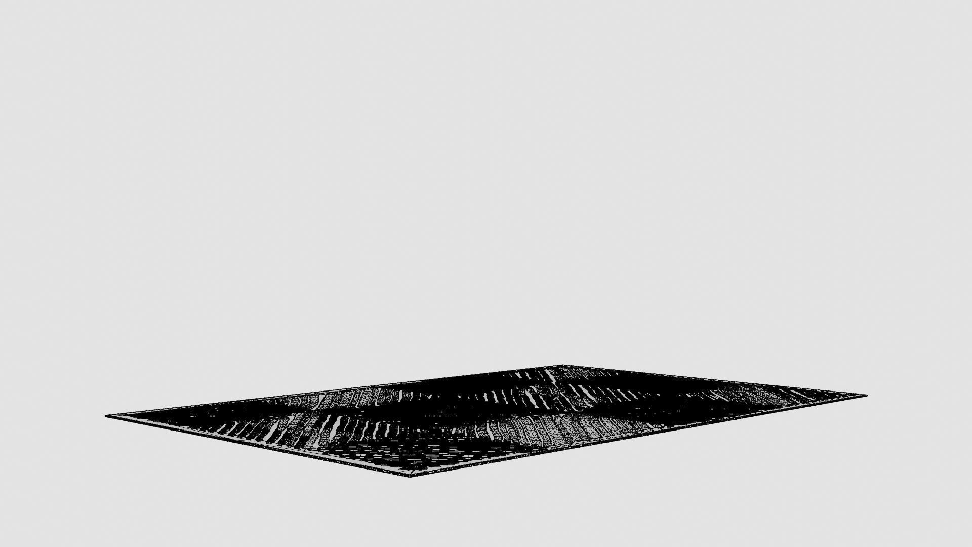 Rug 200x300 Low-poly 3D model_7