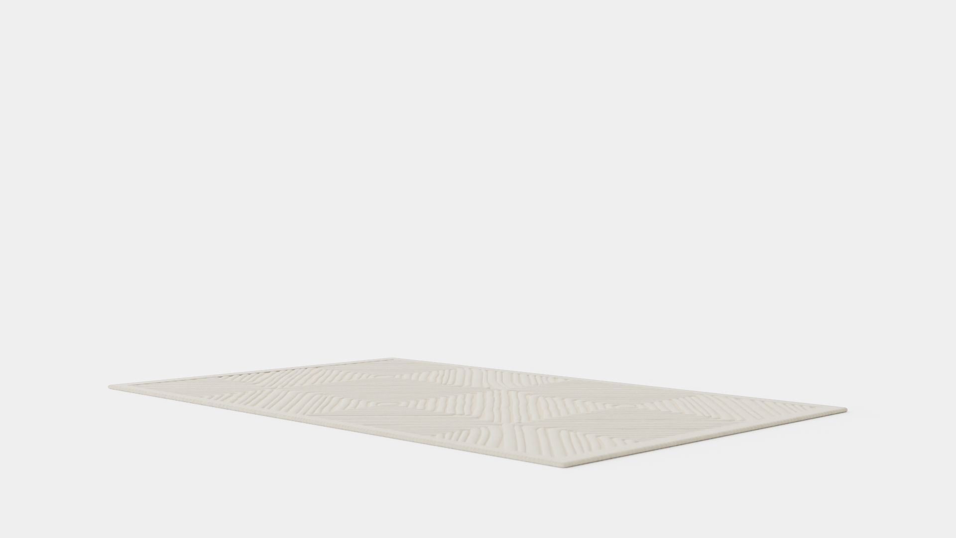 Rug 100x160 Low-poly 3D model_4