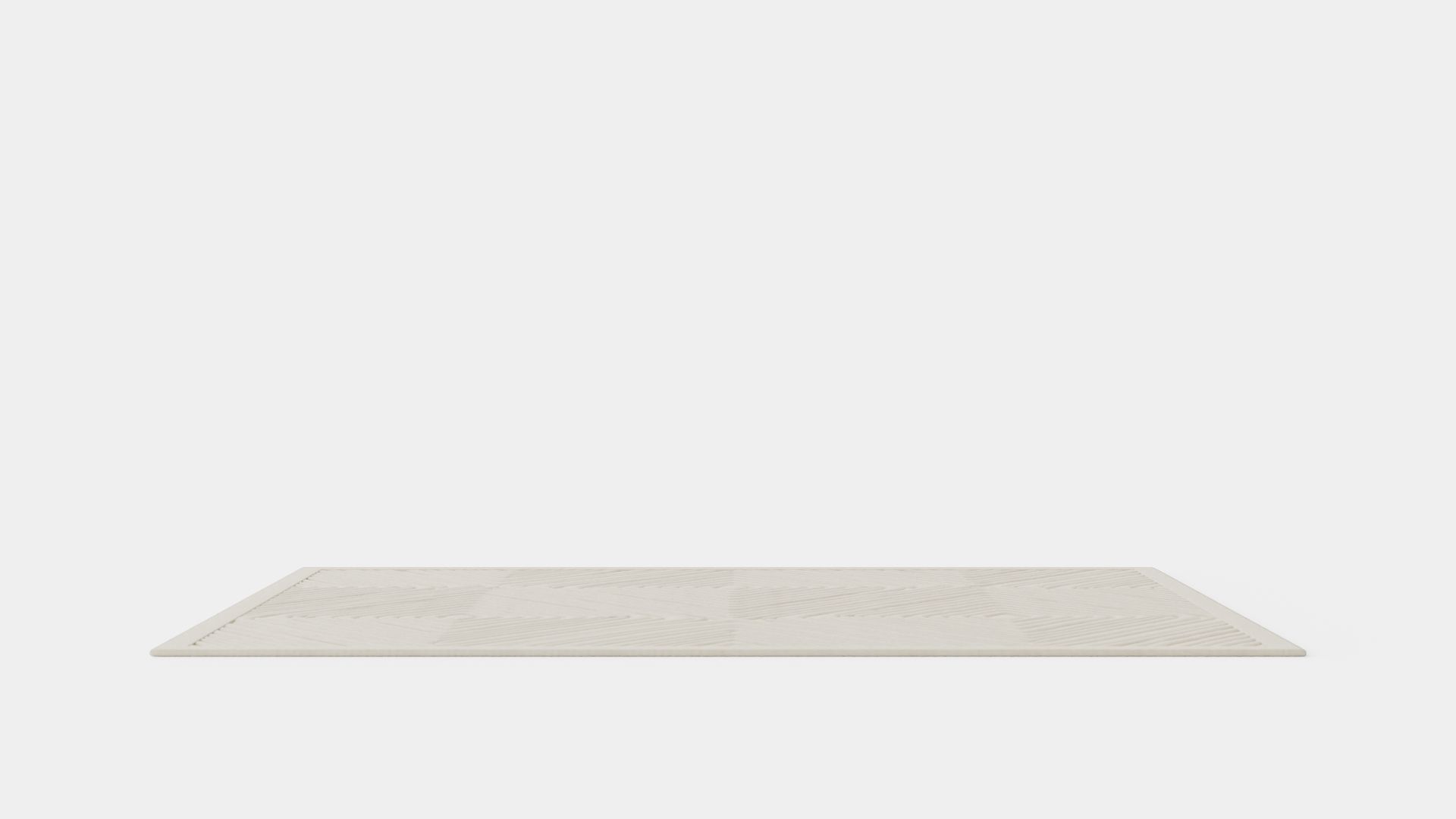 Rug 100x160 Low-poly 3D model_1