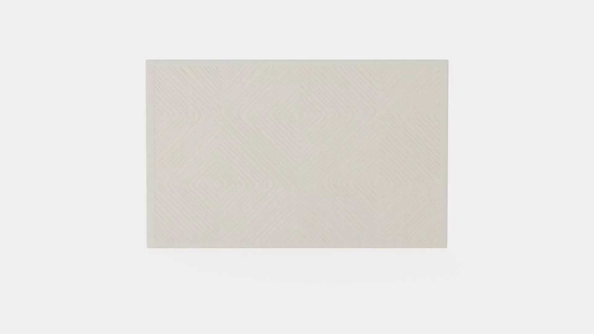 Rug 100x160 Low-poly 3D model_0