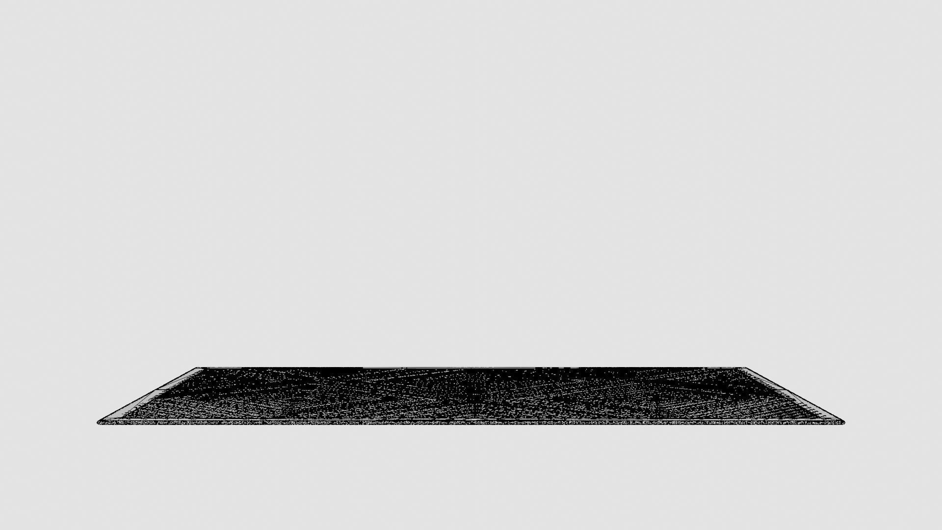 Rug 100x160 Low-poly 3D model_6