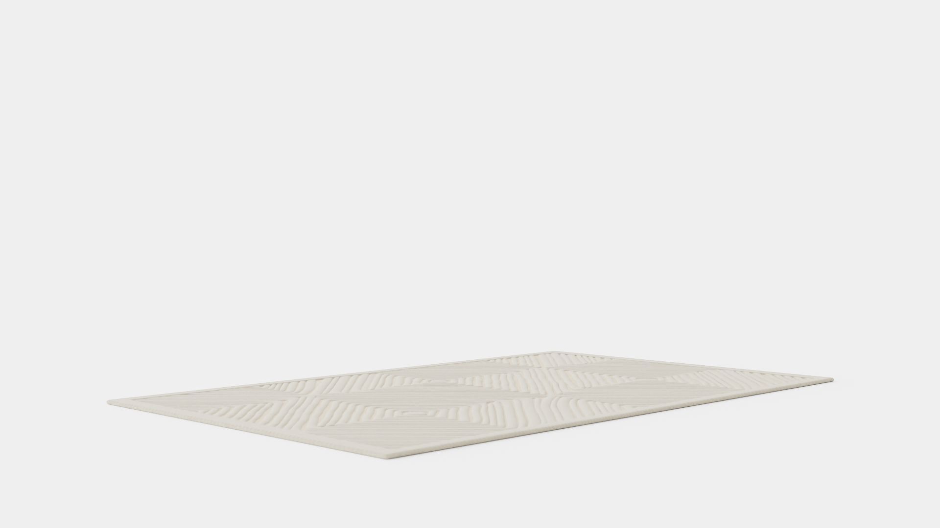 Rug 100x160 Low-poly 3D model_2