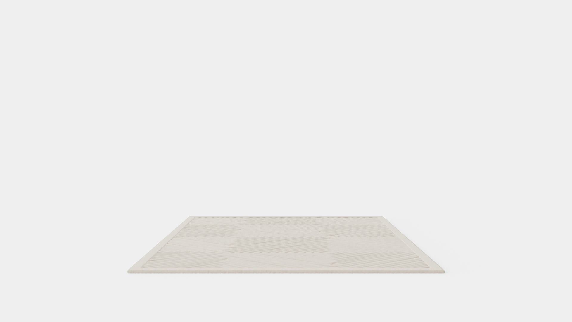 Rug 100x160 Low-poly 3D model_3