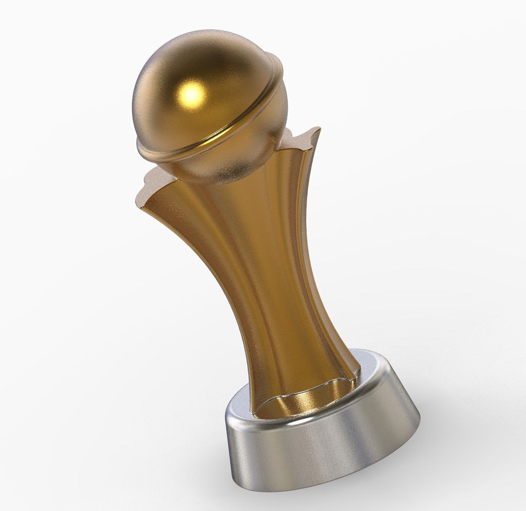 Athletics Championship Trophy 3D print model_1