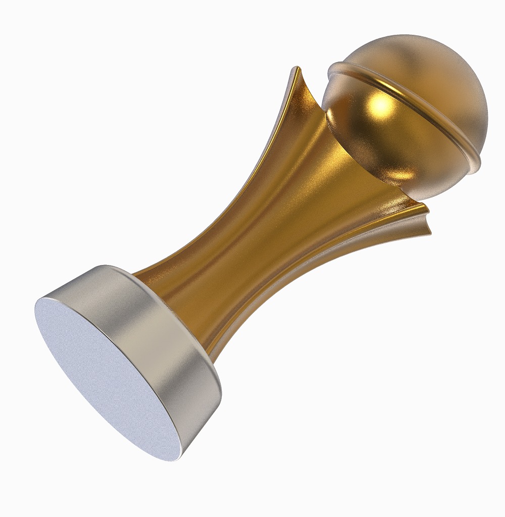Athletics Championship Trophy 3D print model_2