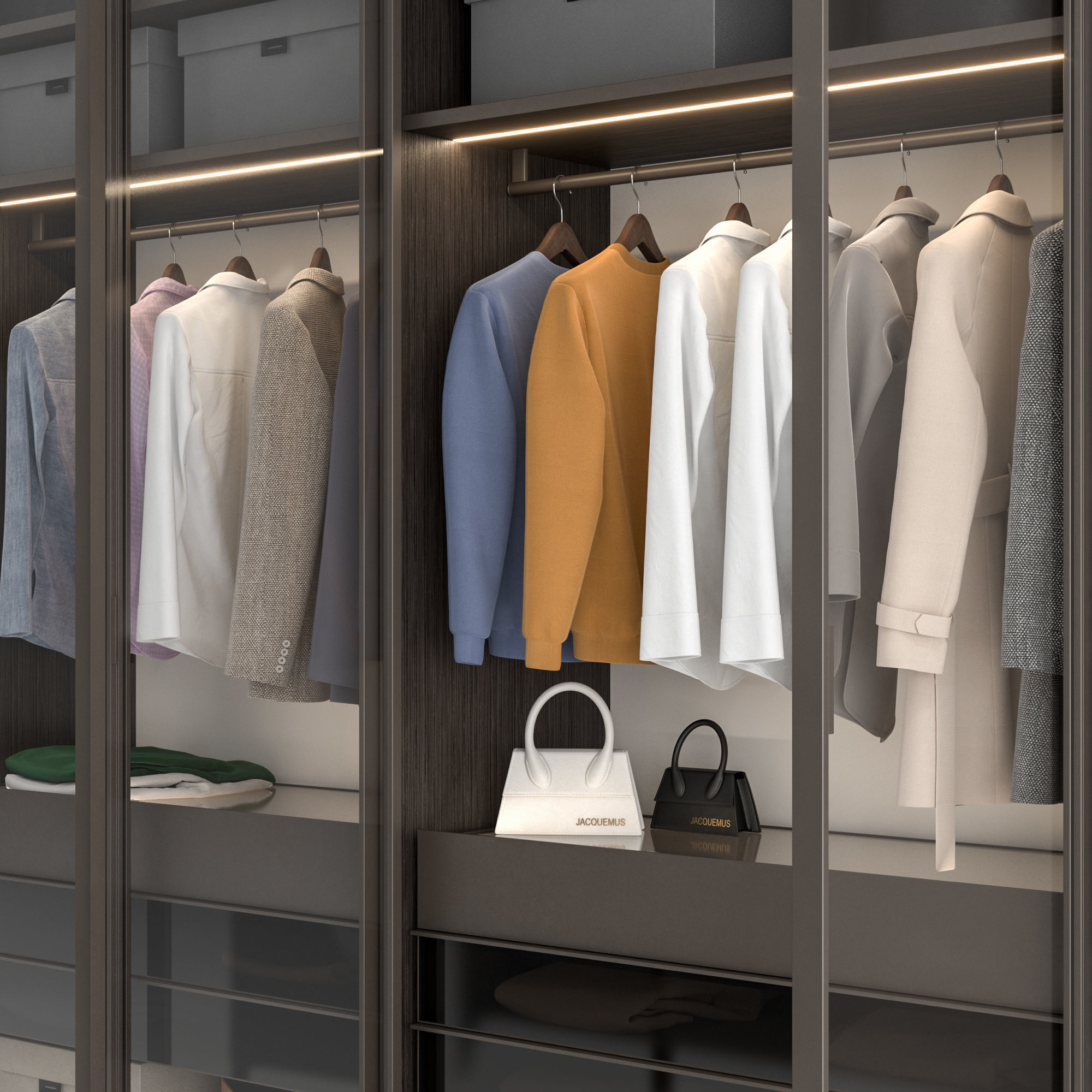 Senzafine Armadio 3D model_4