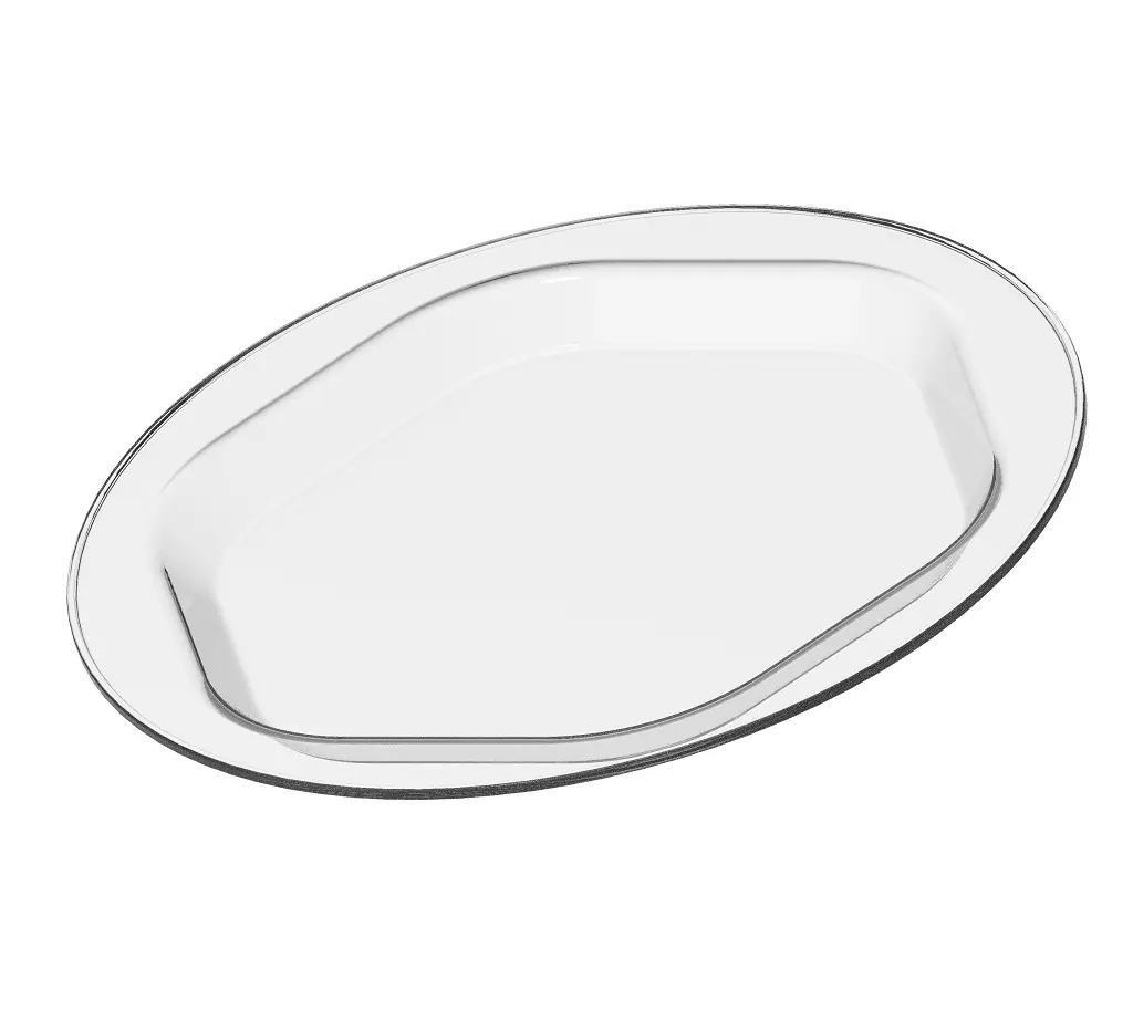 Hexagonal Serving Plate 3D print model_0