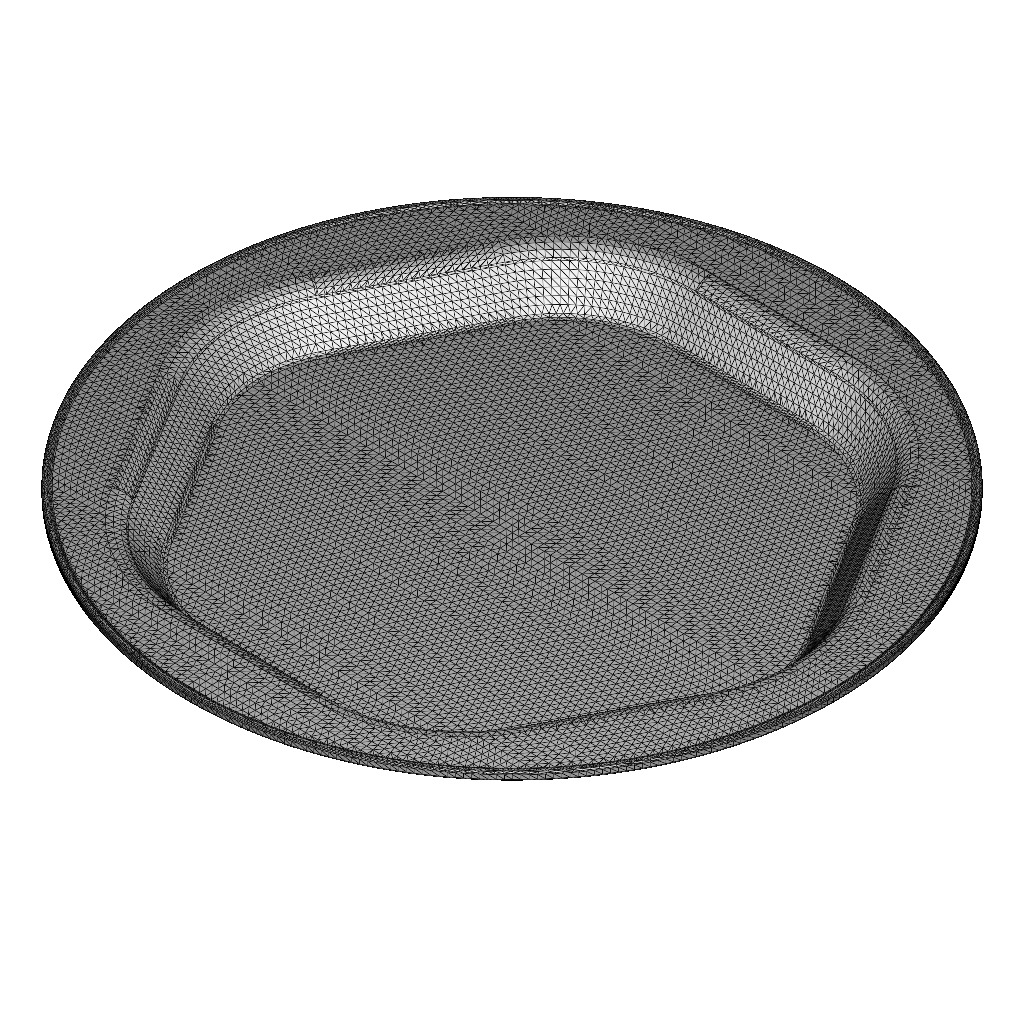 Hexagonal Serving Plate 3D print model_3