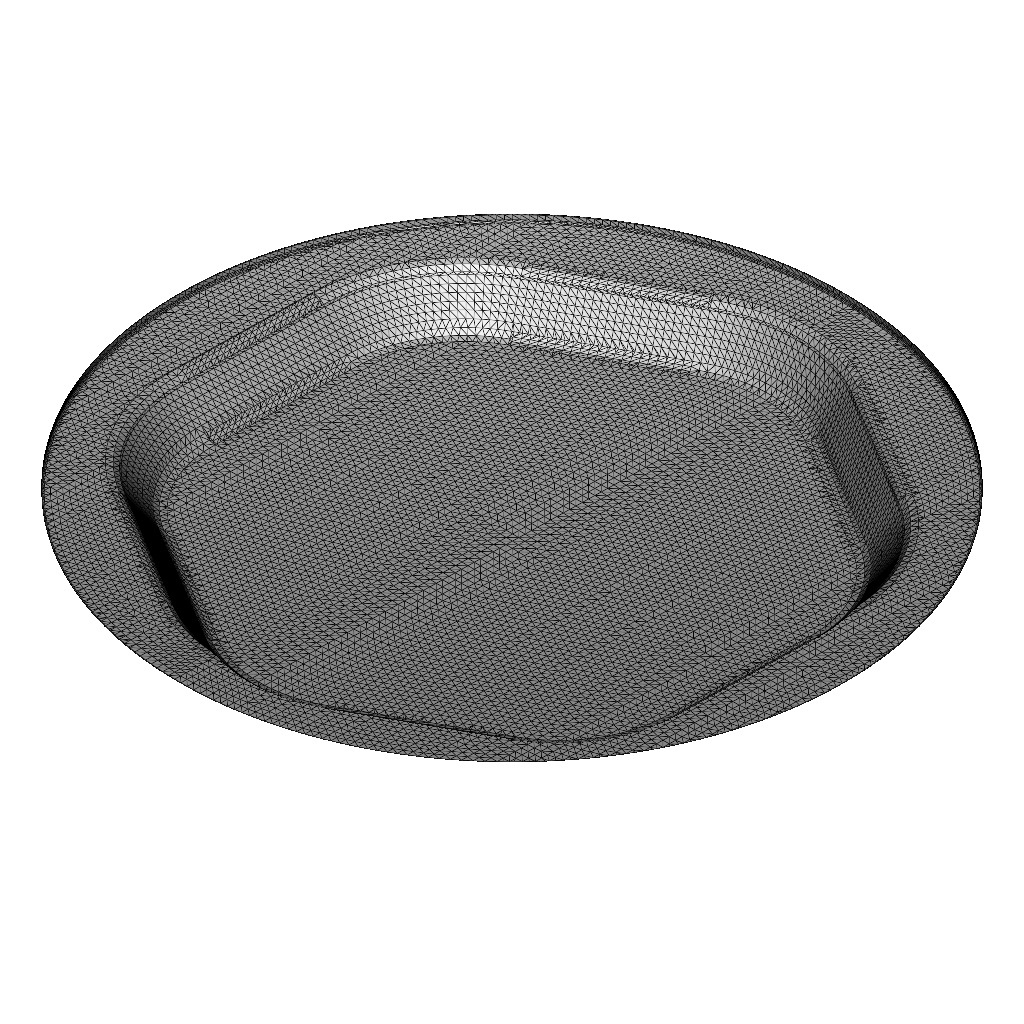 Hexagonal Serving Plate 3D print model_4