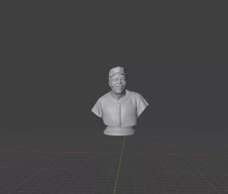 Jackie Robinson 3D print model