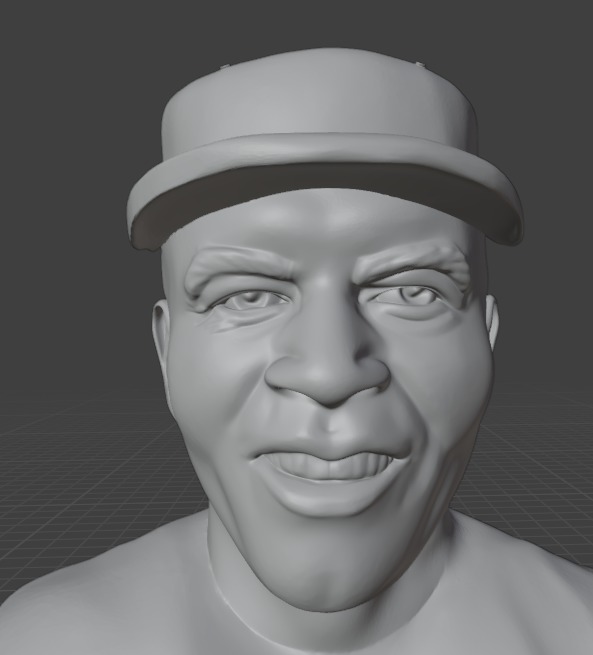 Jackie Robinson 3D print model_1