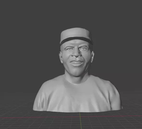 Jackie Robinson 3D print model_0
