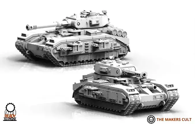 Universal Guard - Heavy Battle Tank 1 3D print model