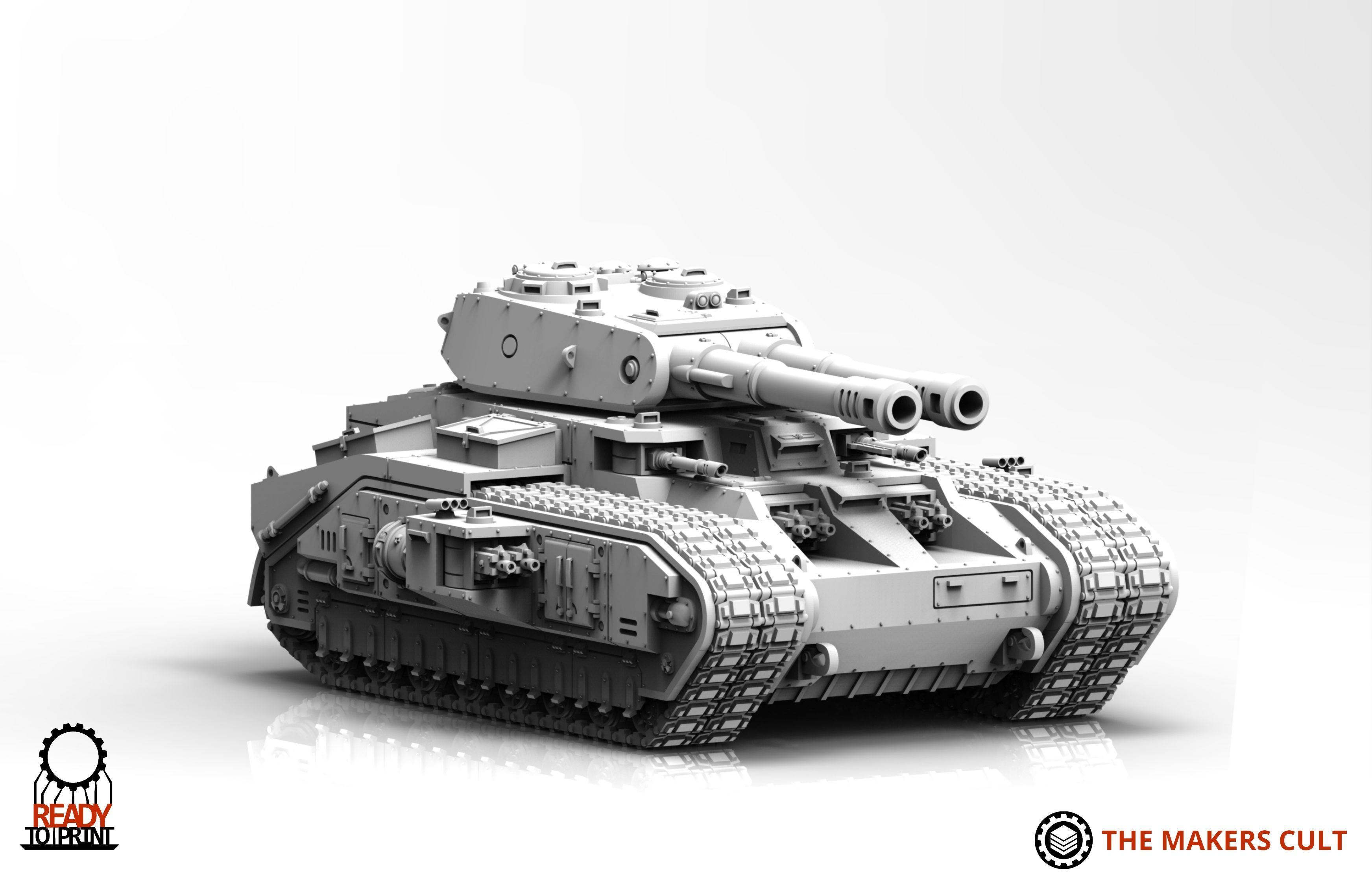 Universal Guard - Heavy Battle Tank 1 3D print model_24