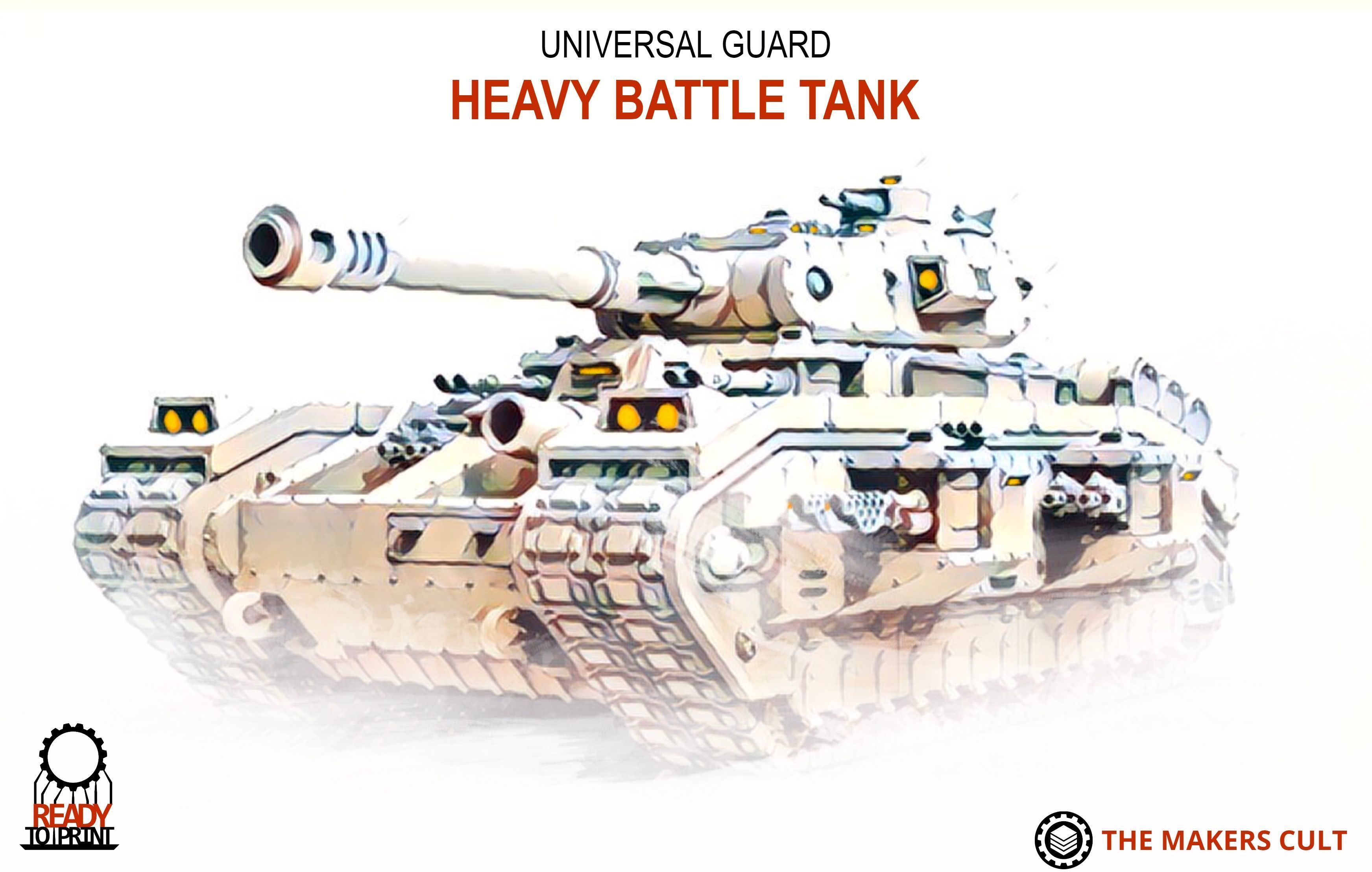 Universal Guard - Heavy Battle Tank 1 3D print model_1