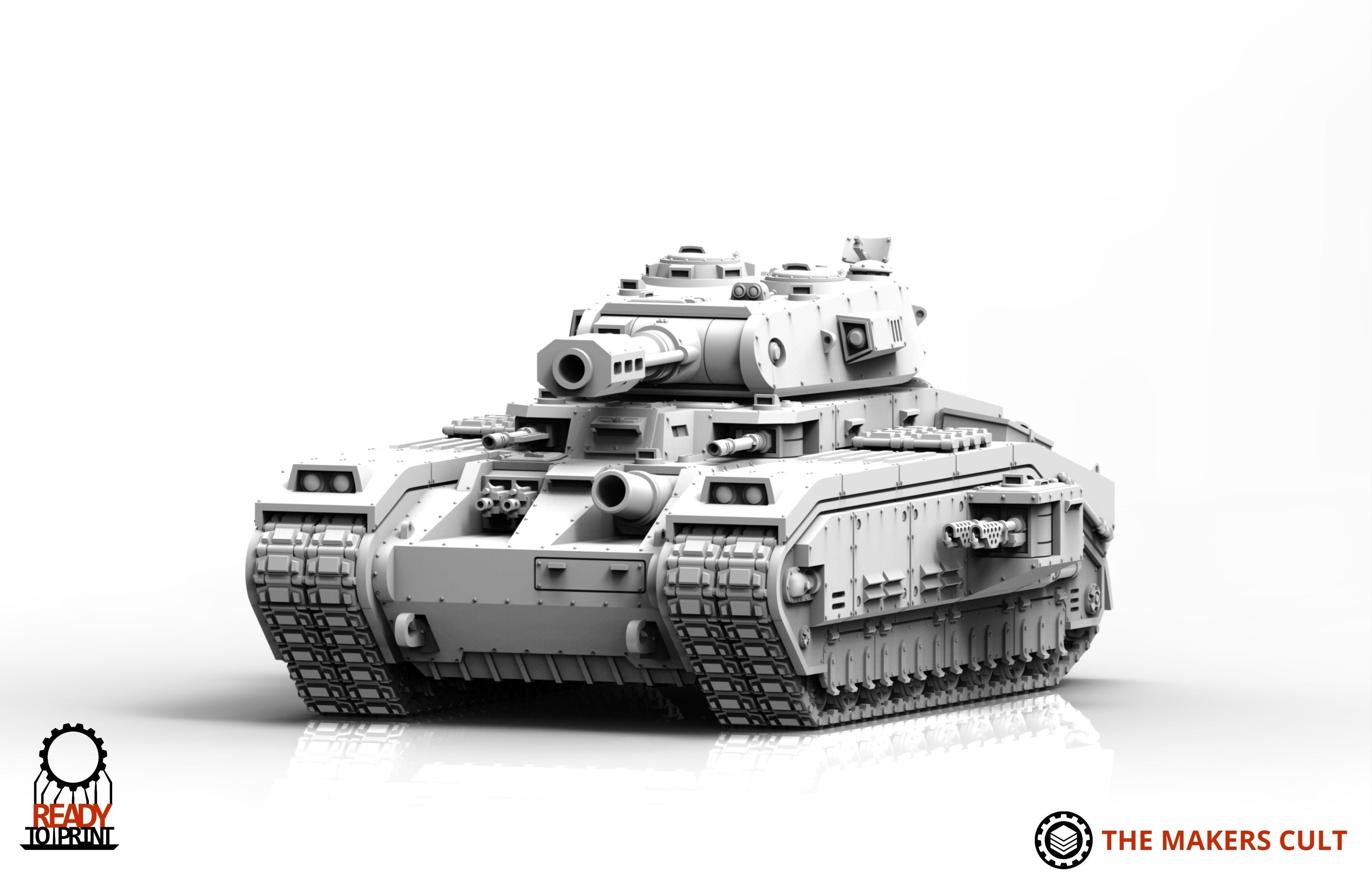 Universal Guard - Heavy Battle Tank 1 3D print model_26