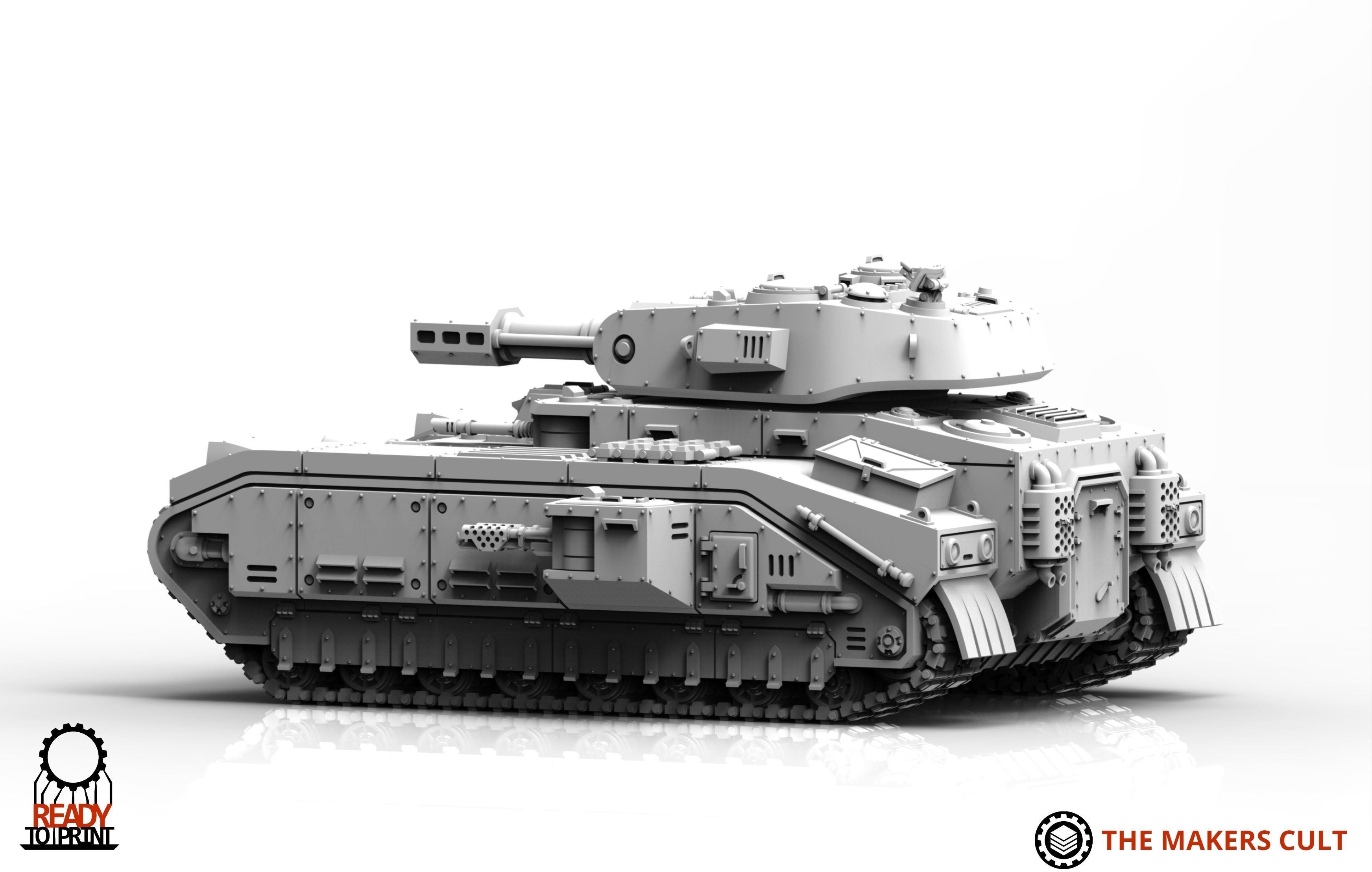Universal Guard - Heavy Battle Tank 1 3D print model_27