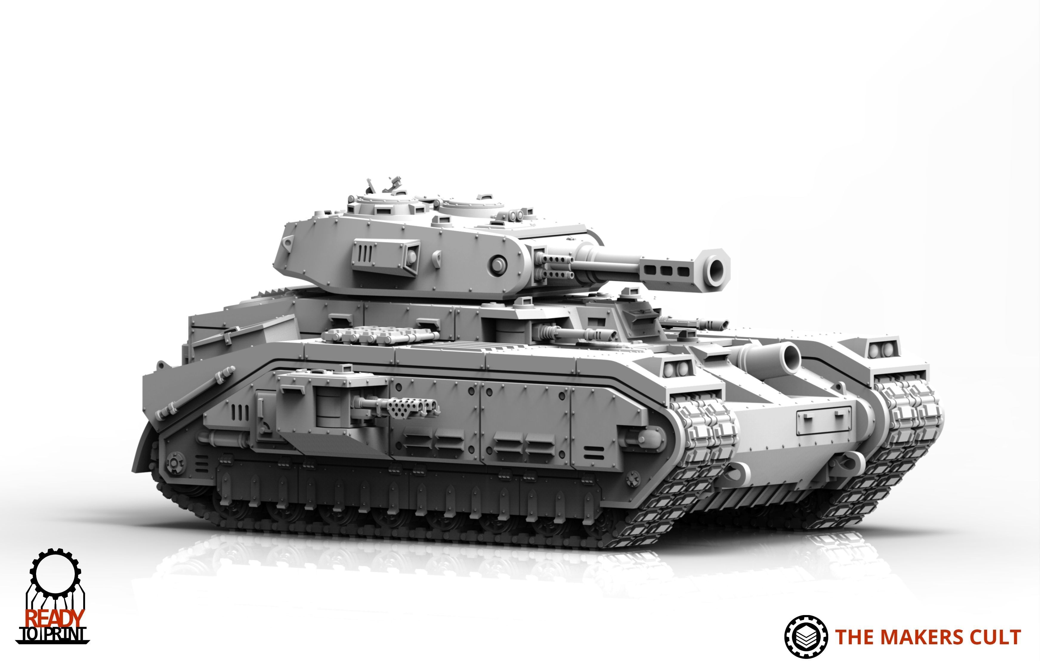 Universal Guard - Heavy Battle Tank 1 3D print model_28