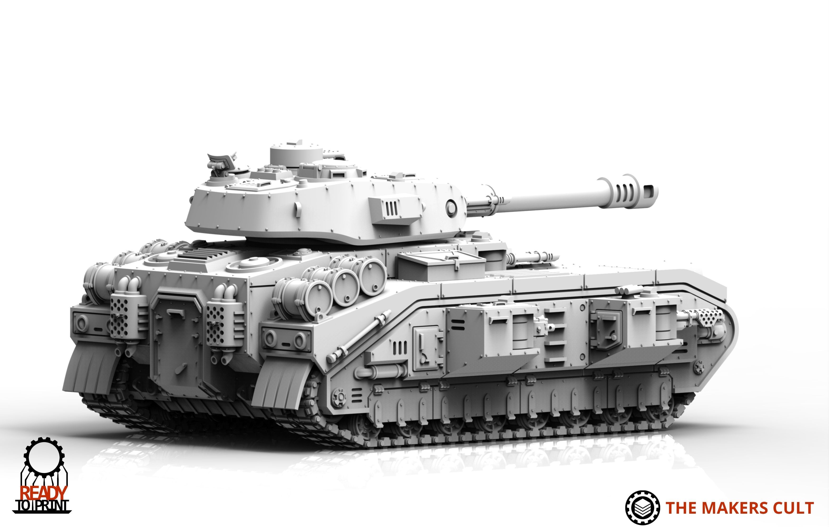 Universal Guard - Heavy Battle Tank 1 3D print model_29