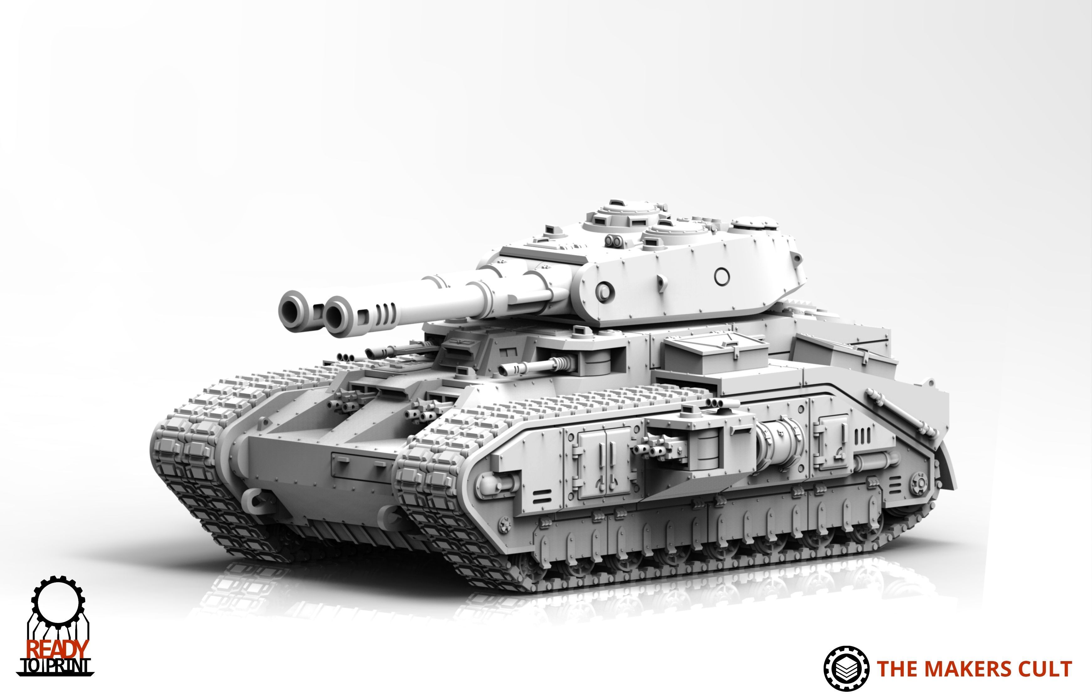 Universal Guard - Heavy Battle Tank 1 3D print model_25