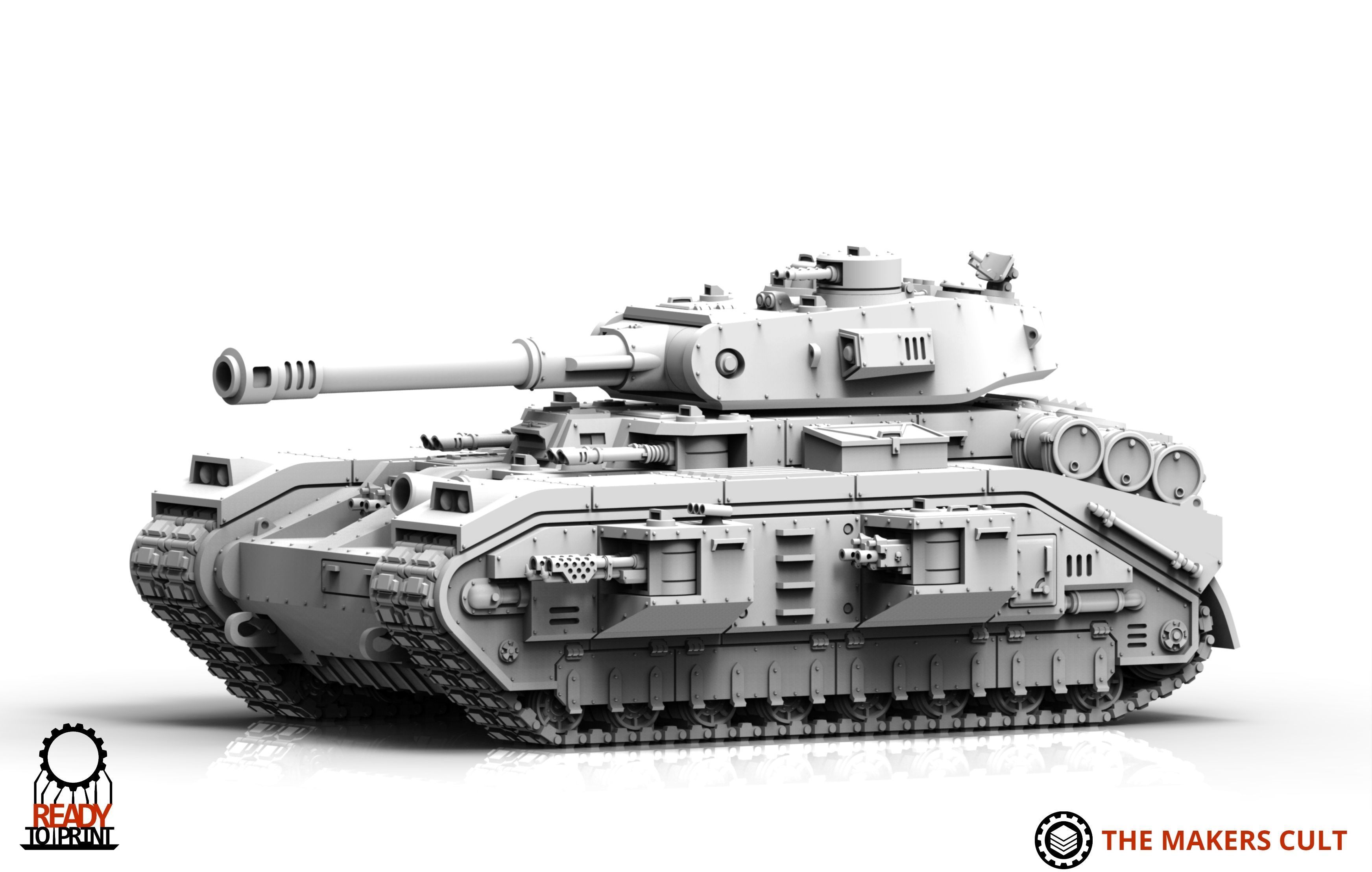 Universal Guard - Heavy Battle Tank 1 3D print model_31