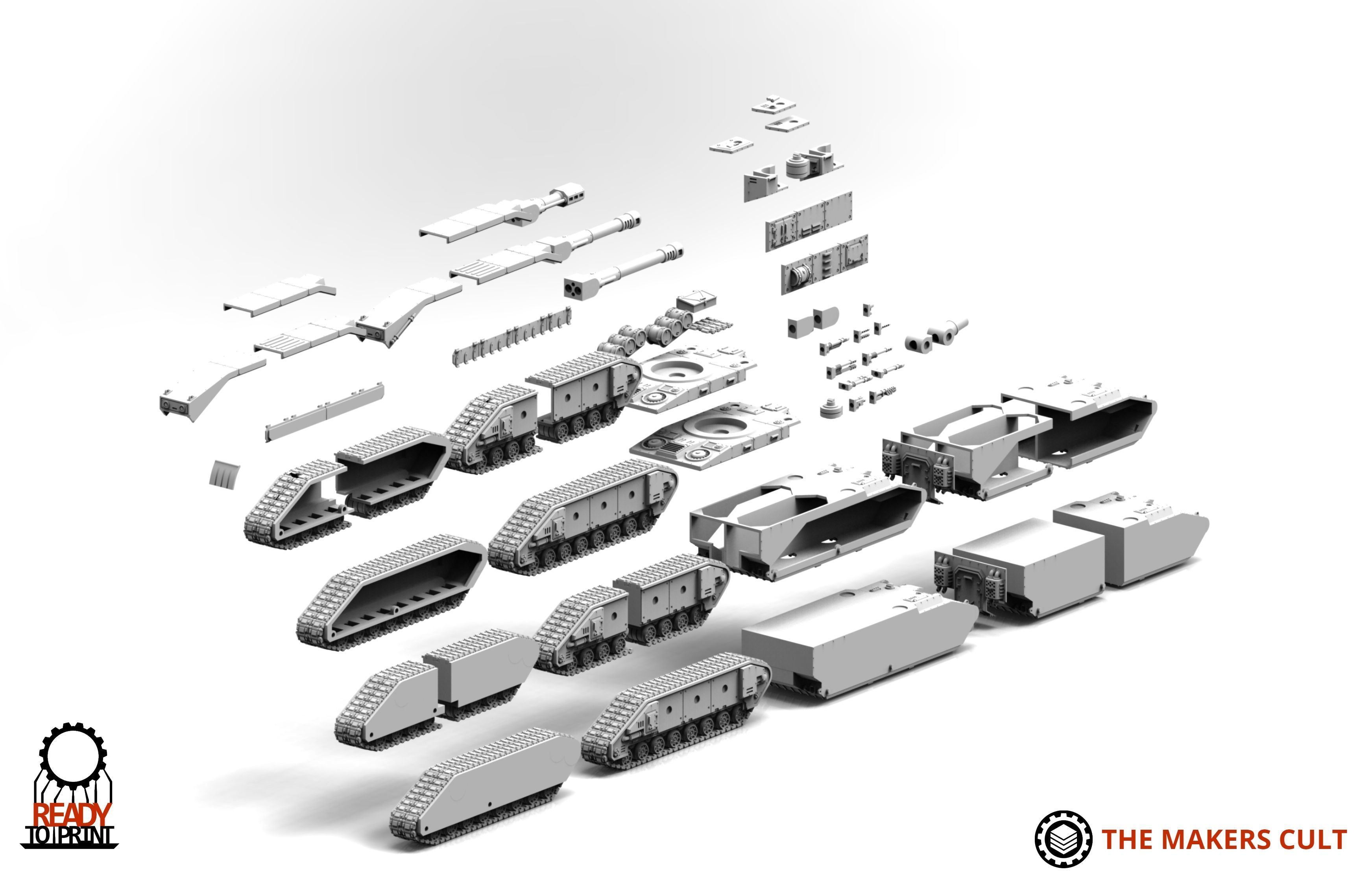 Universal Guard - Heavy Battle Tank 1 3D print model_32
