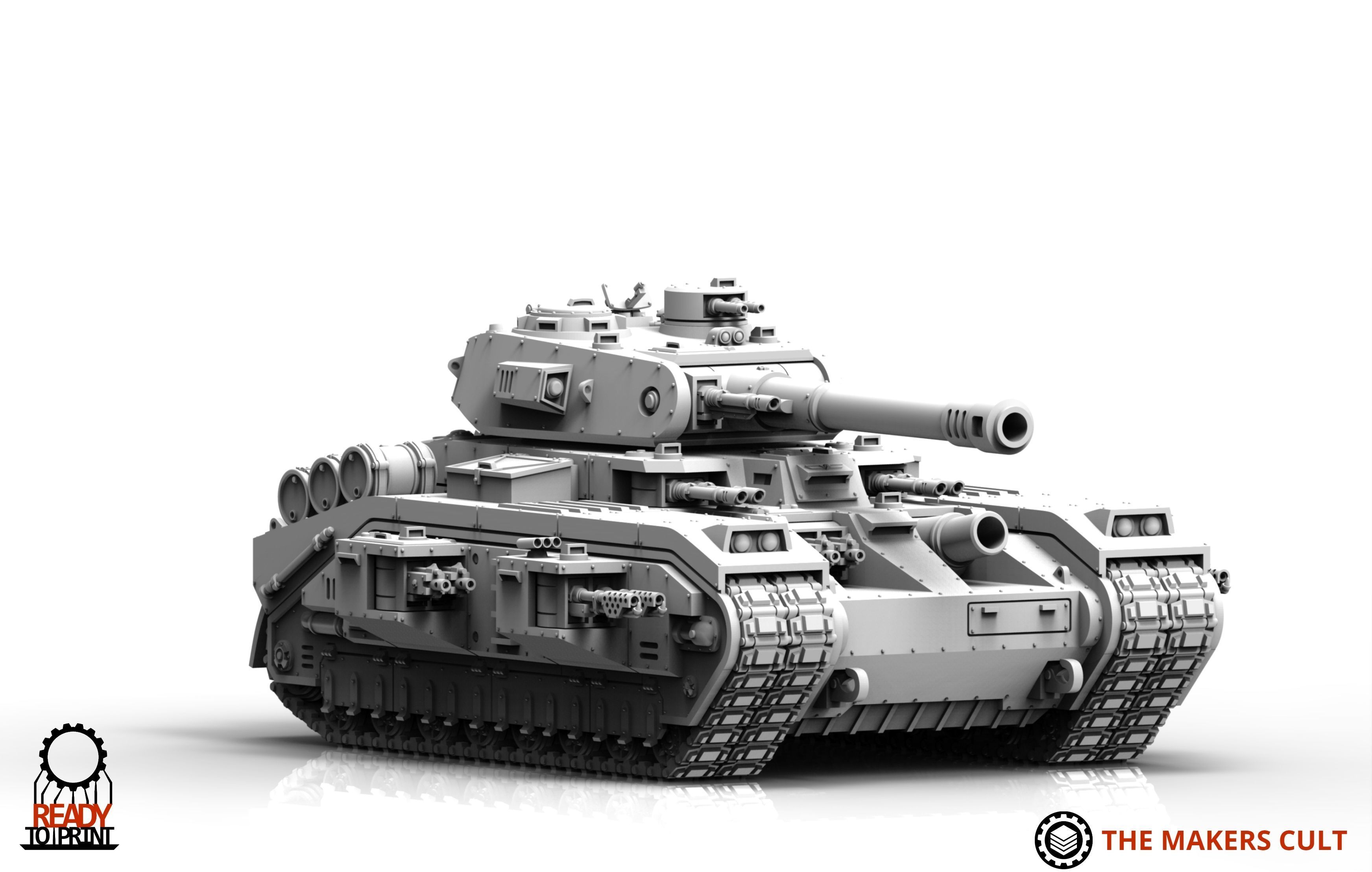 Universal Guard - Heavy Battle Tank 1 3D print model_30
