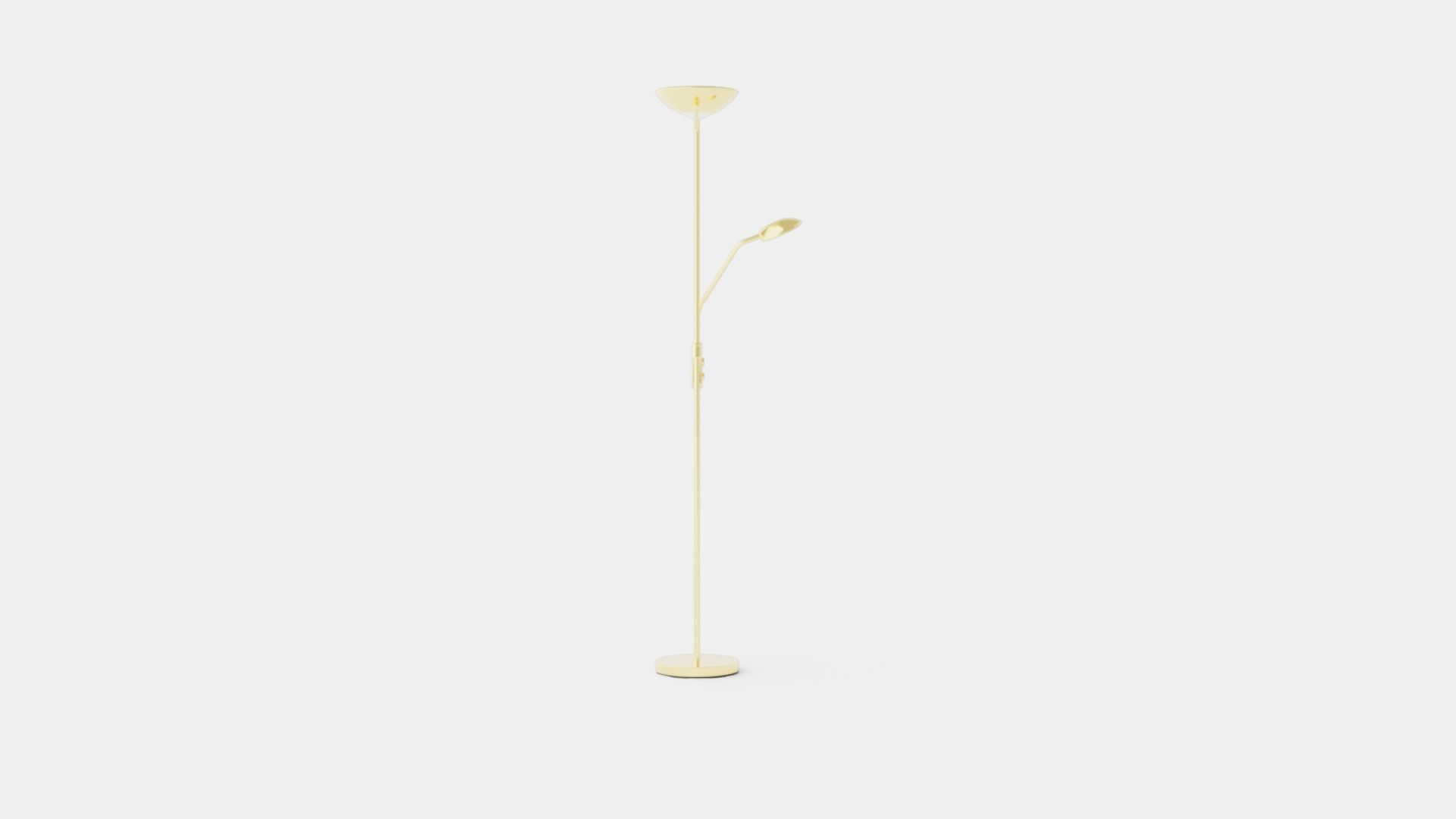 Floor Lamp Low-poly 3D model_2