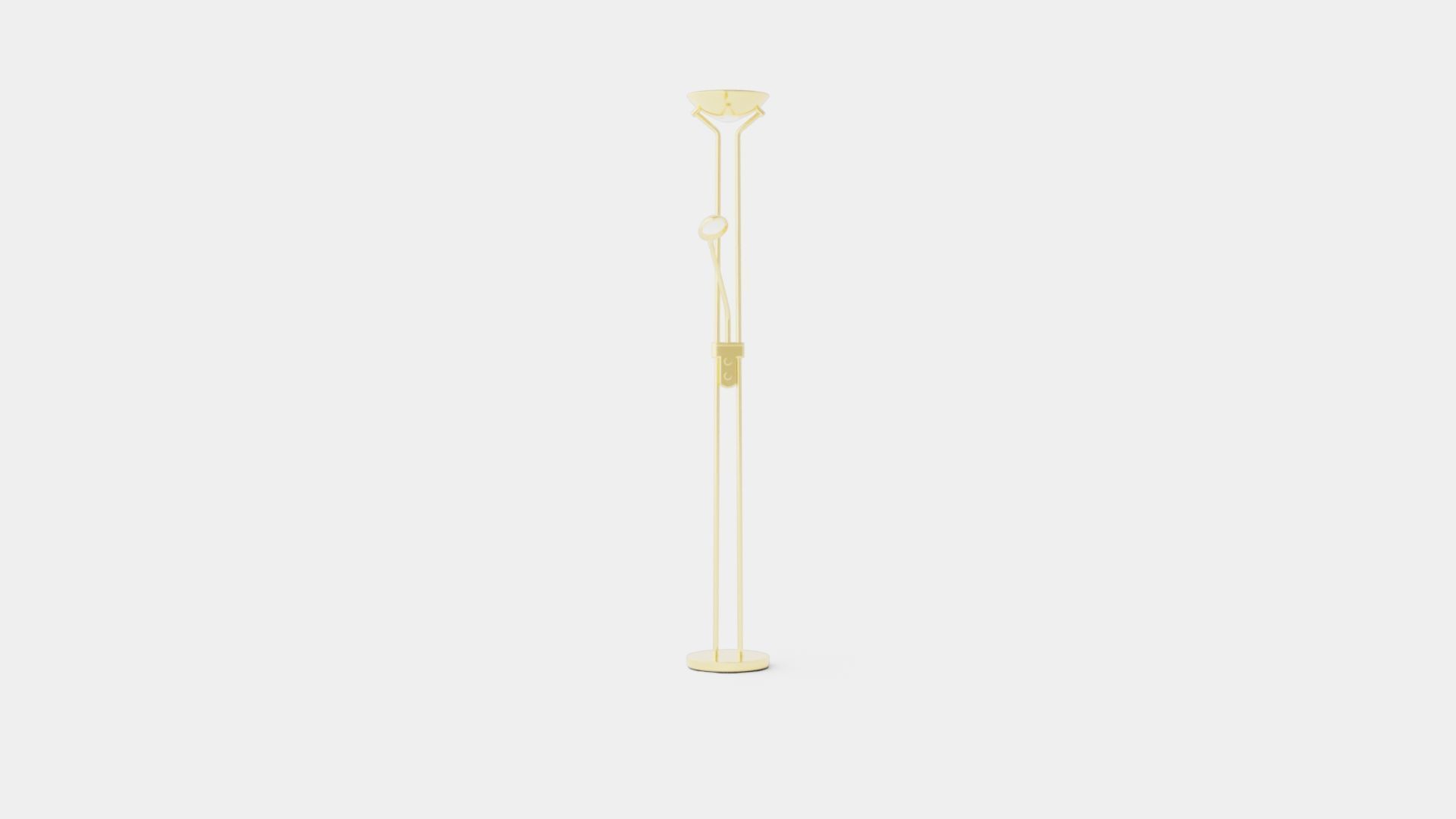 Floor Lamp Low-poly 3D model_1