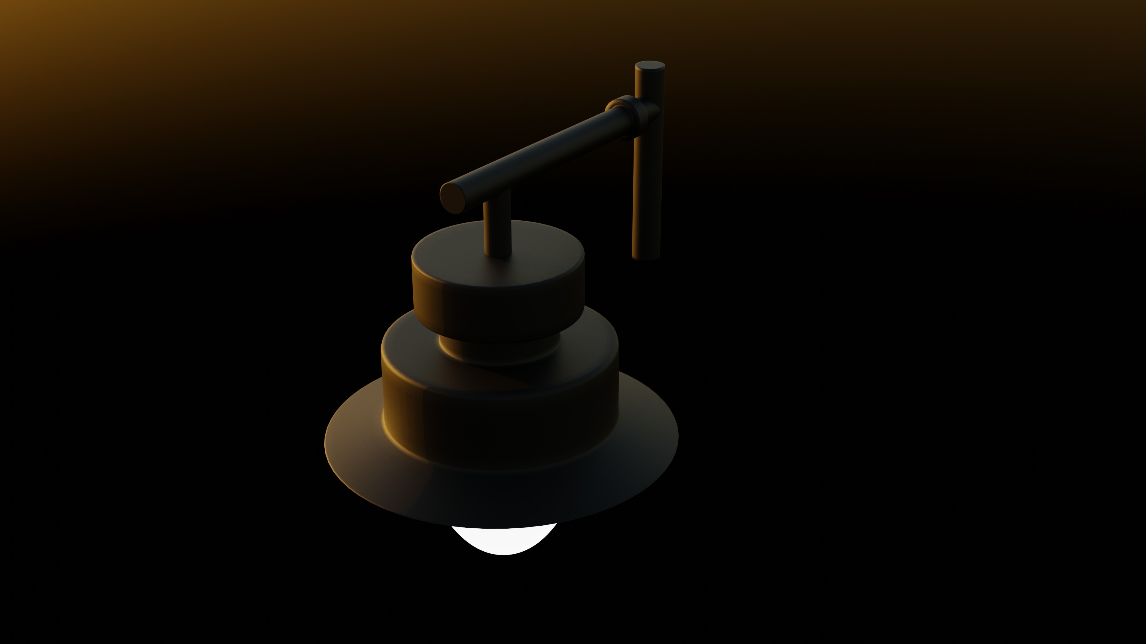 Interior classic design light Low-poly 3D model_2