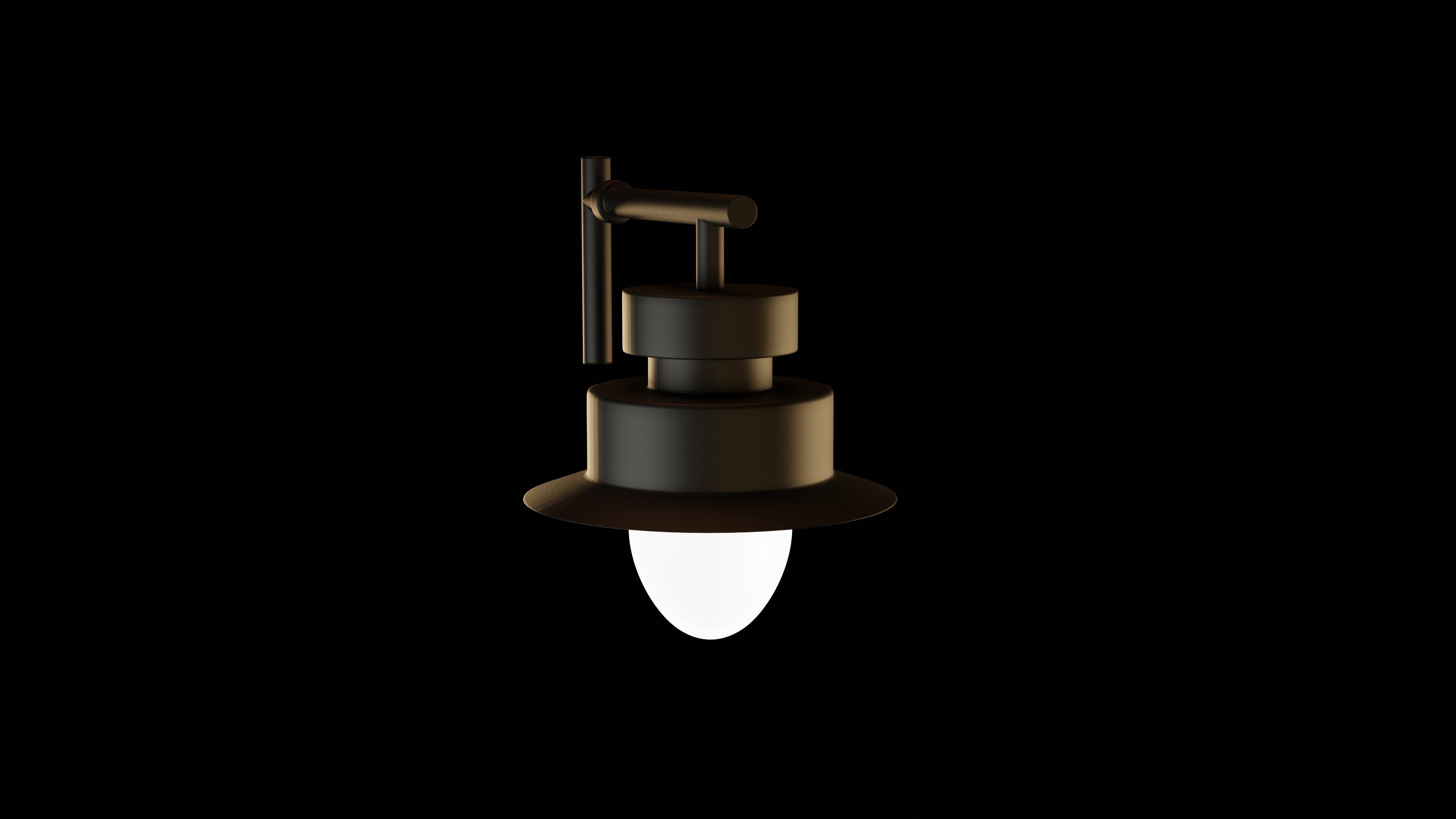 Interior classic design light Low-poly 3D model_5