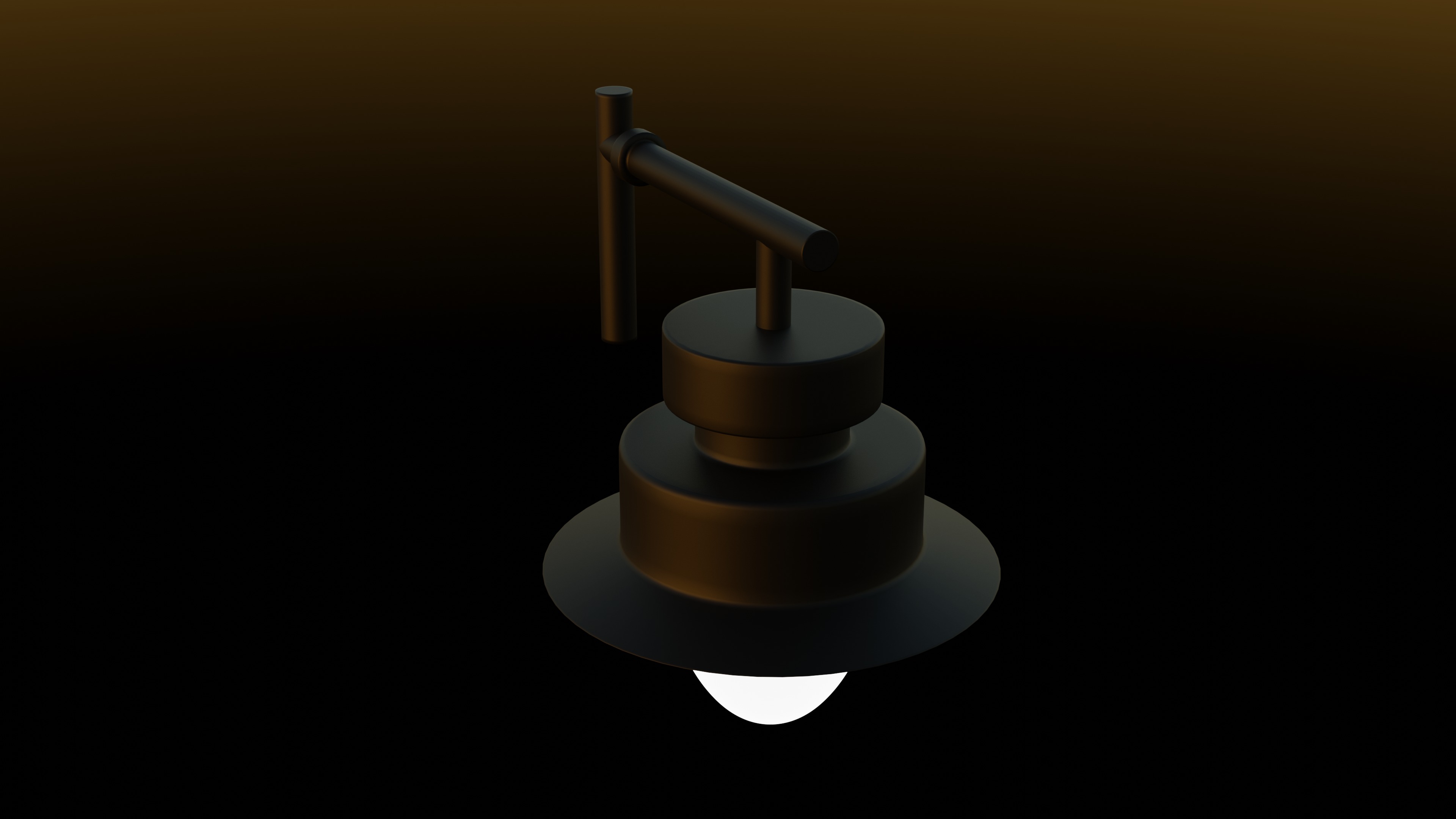 Interior classic design light Low-poly 3D model_1